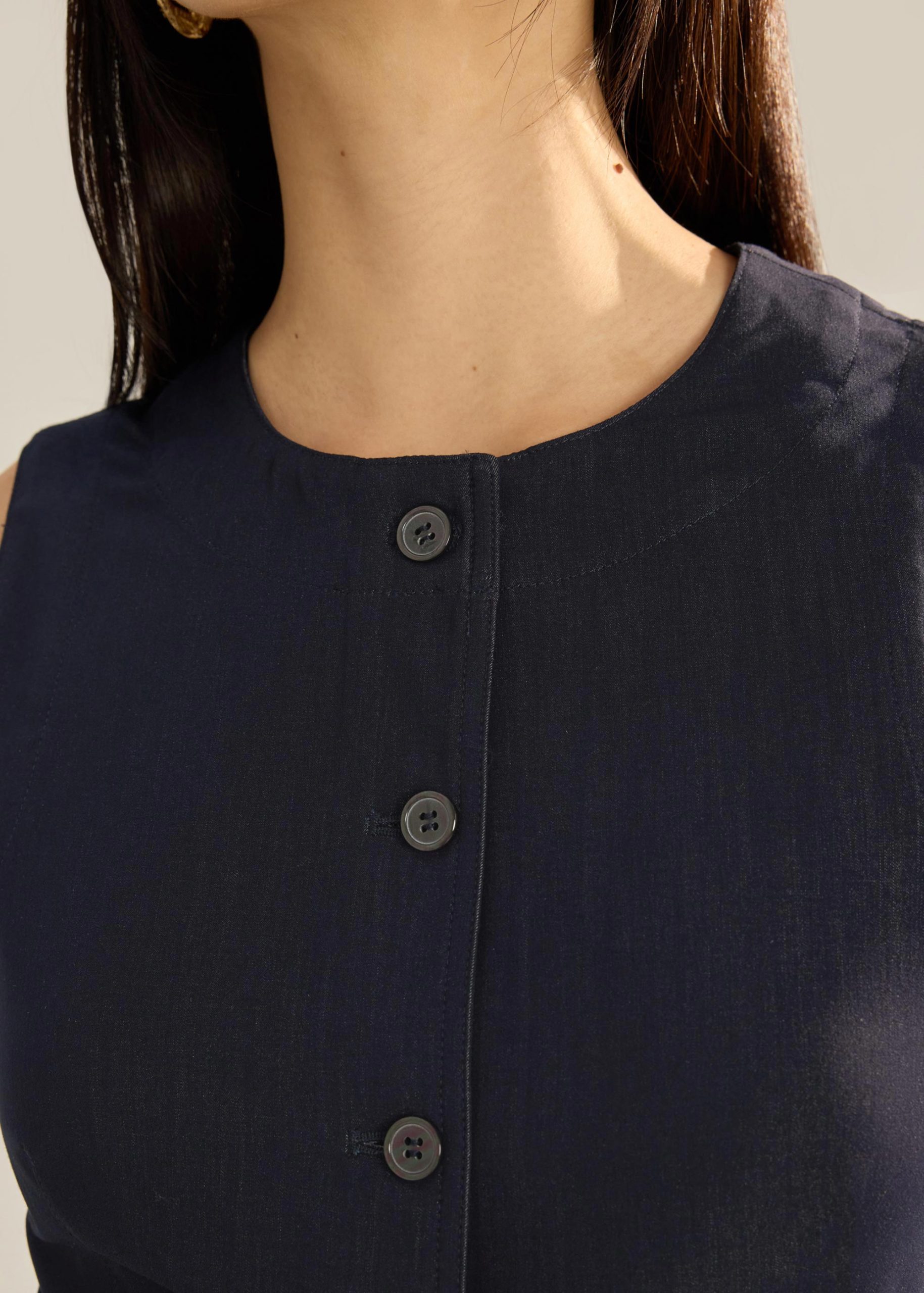 Veda Chambray Vest Top - Image 3
