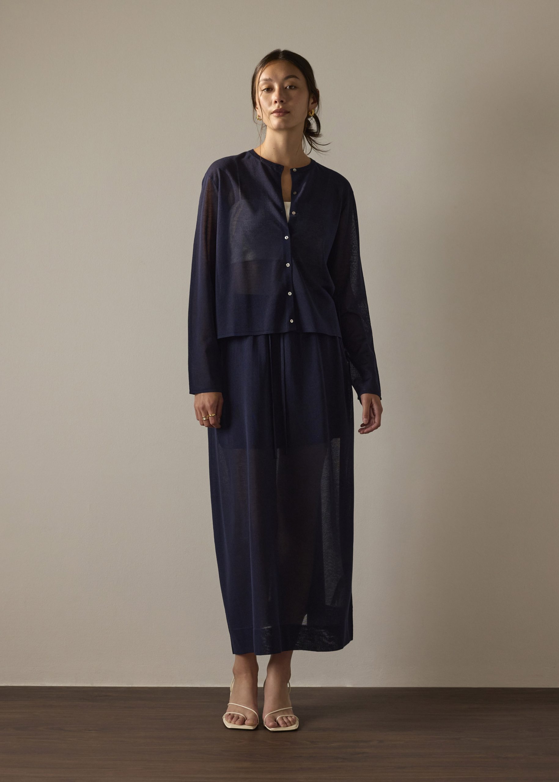 Rocio Sheer Knit Cardigan - Image 12