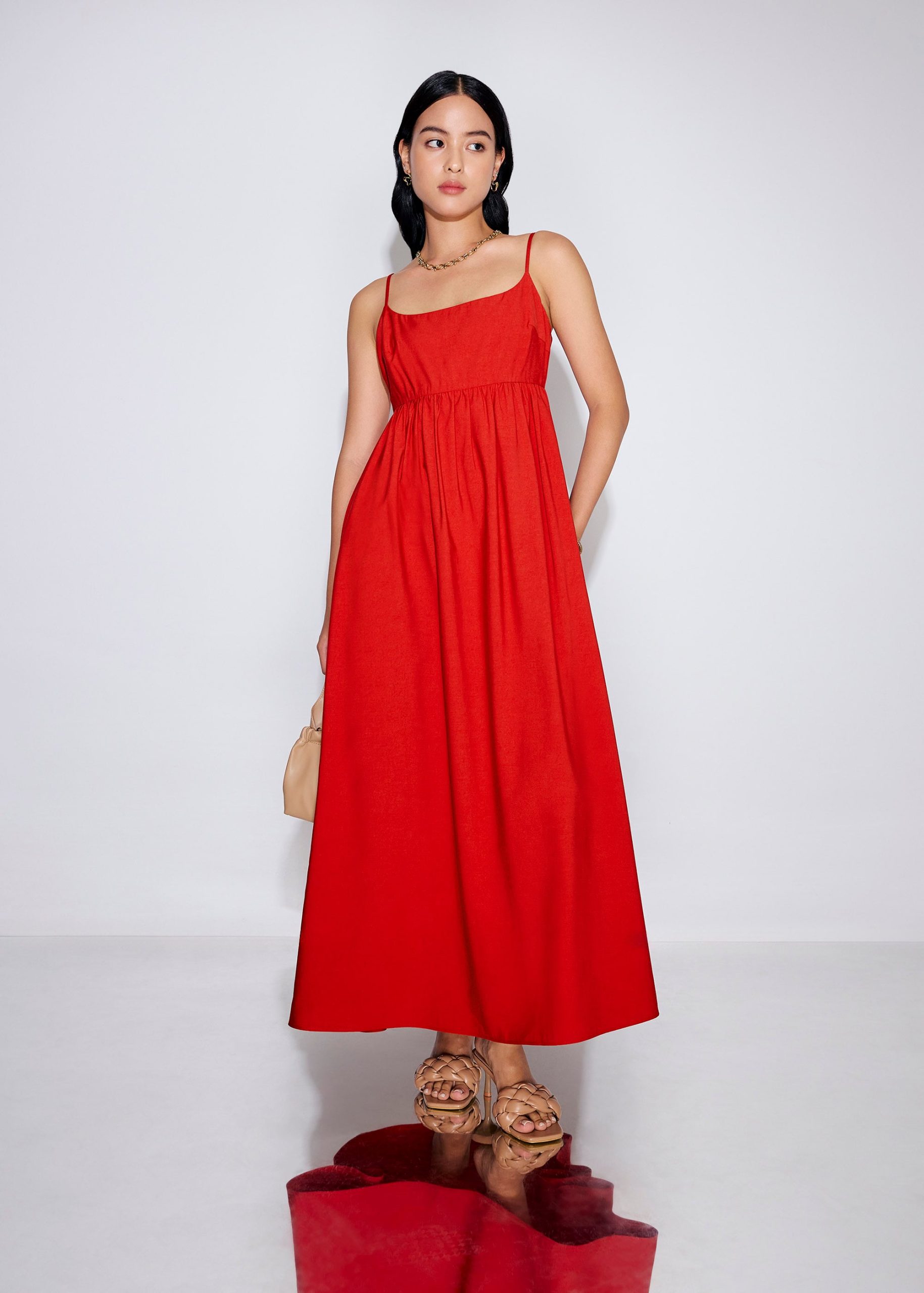 Camisole Fit & Flare Maxi Dress - Image 10