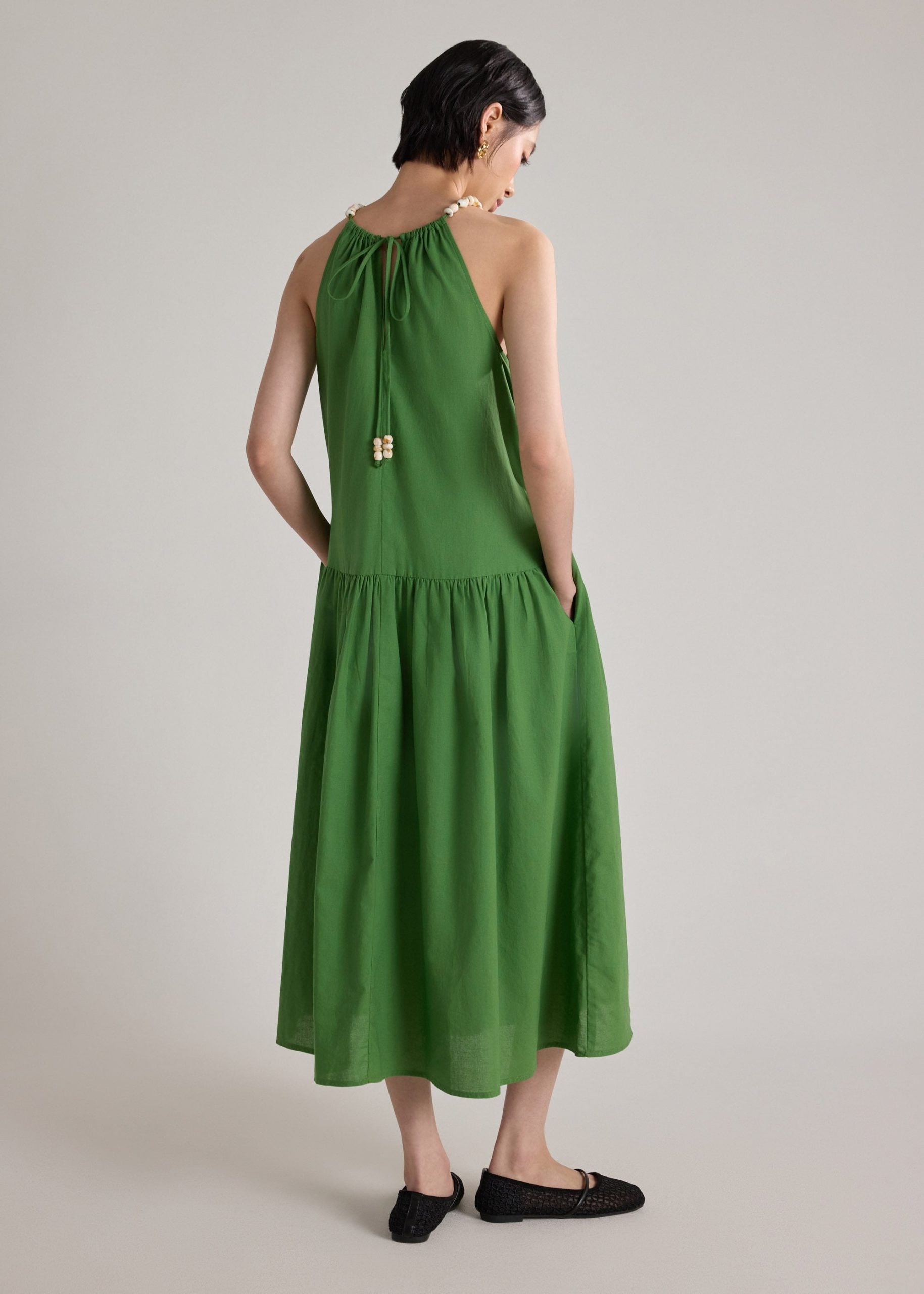 Coastal Beads Trapeze Dress - Image 3