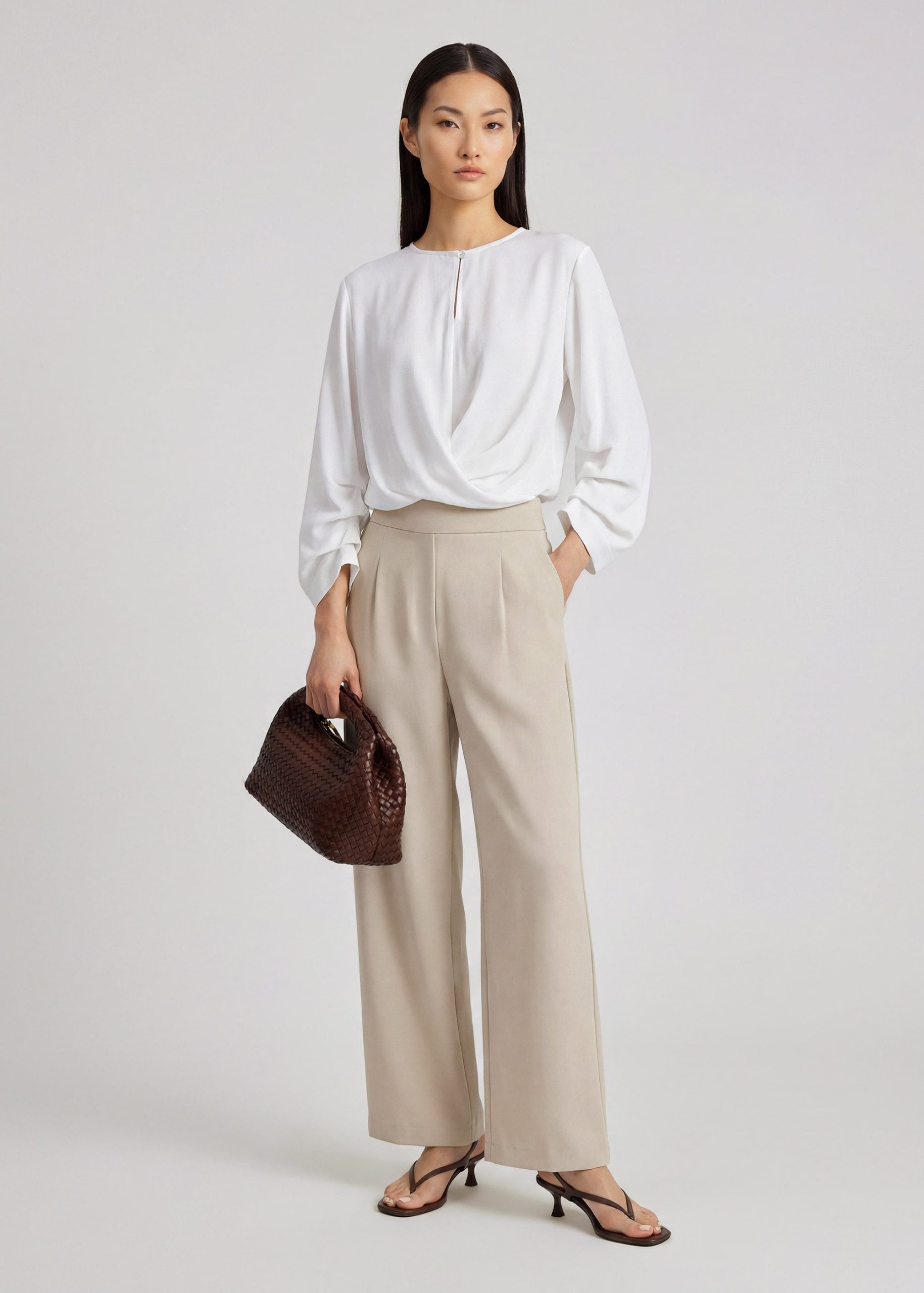 PETITE Moira Leggy??Cool-Touch Suiting Pants