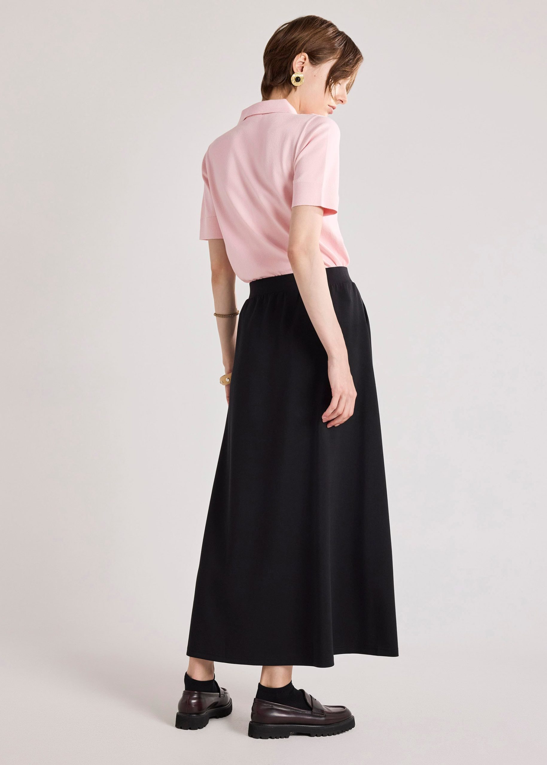 Neoprene A-line Skirt - Image 4