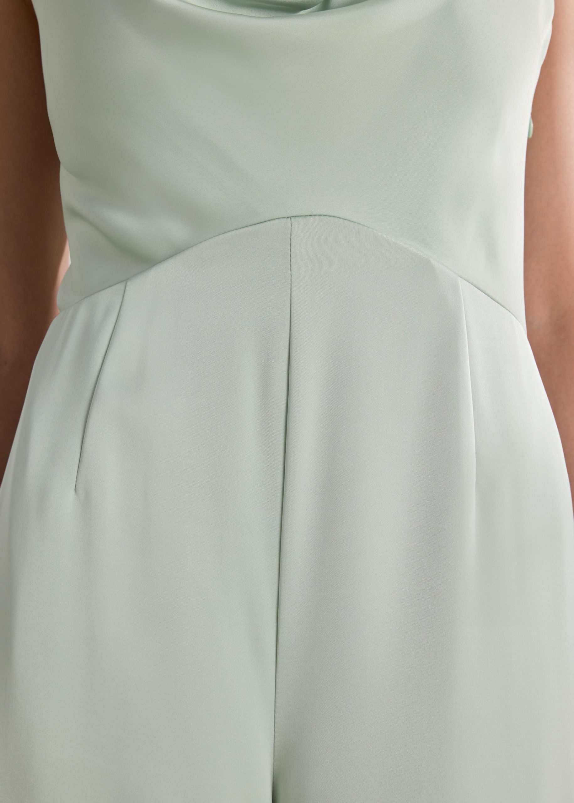 BraFree by LB Satin Cowl Neck Jumpsuit - Image 6
