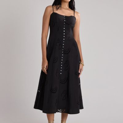 BraFree by LB Sweetheart Dress in Tidal Escape Broderie