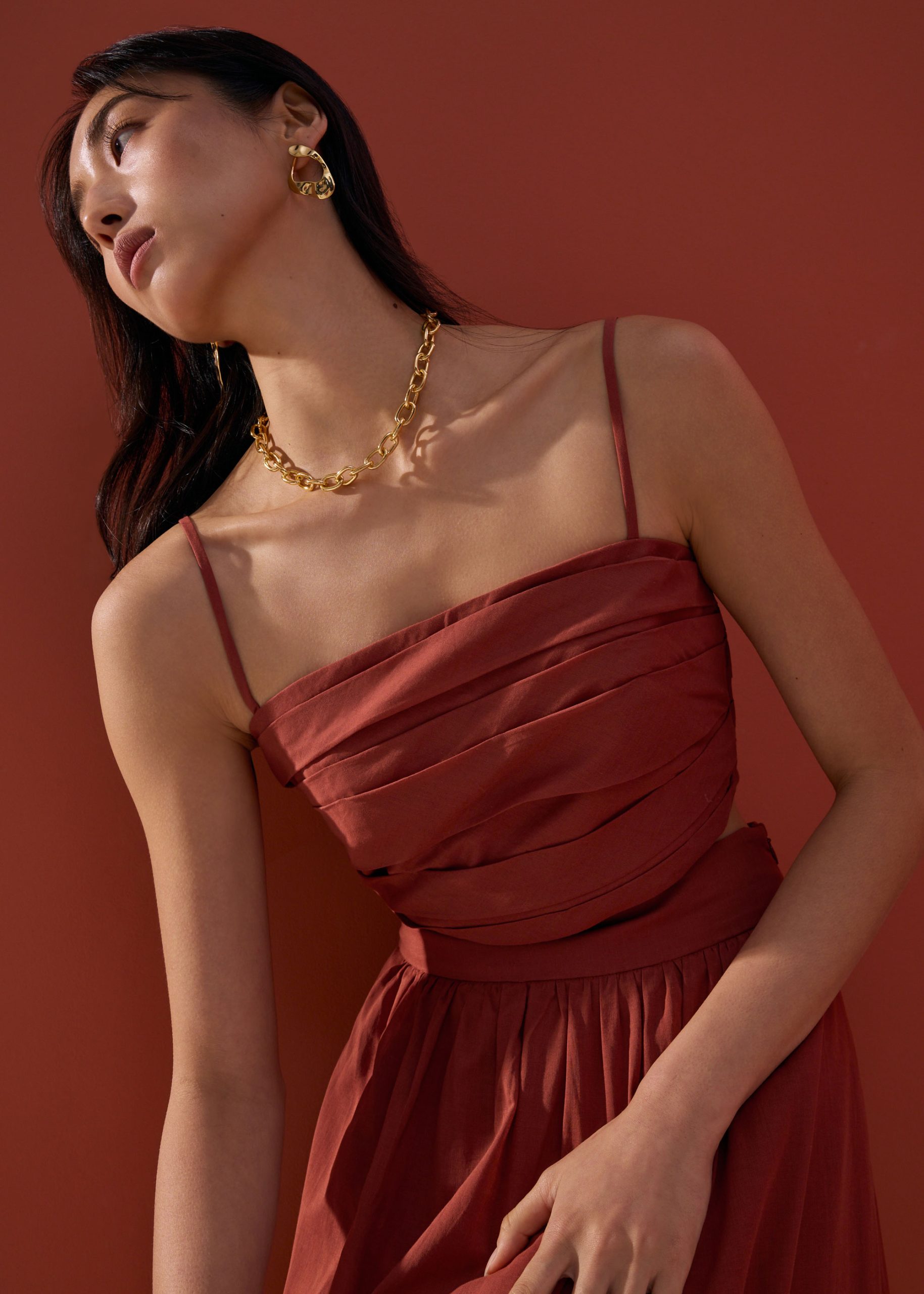 Cotton Camisole Top in Desert Haze - Image 21
