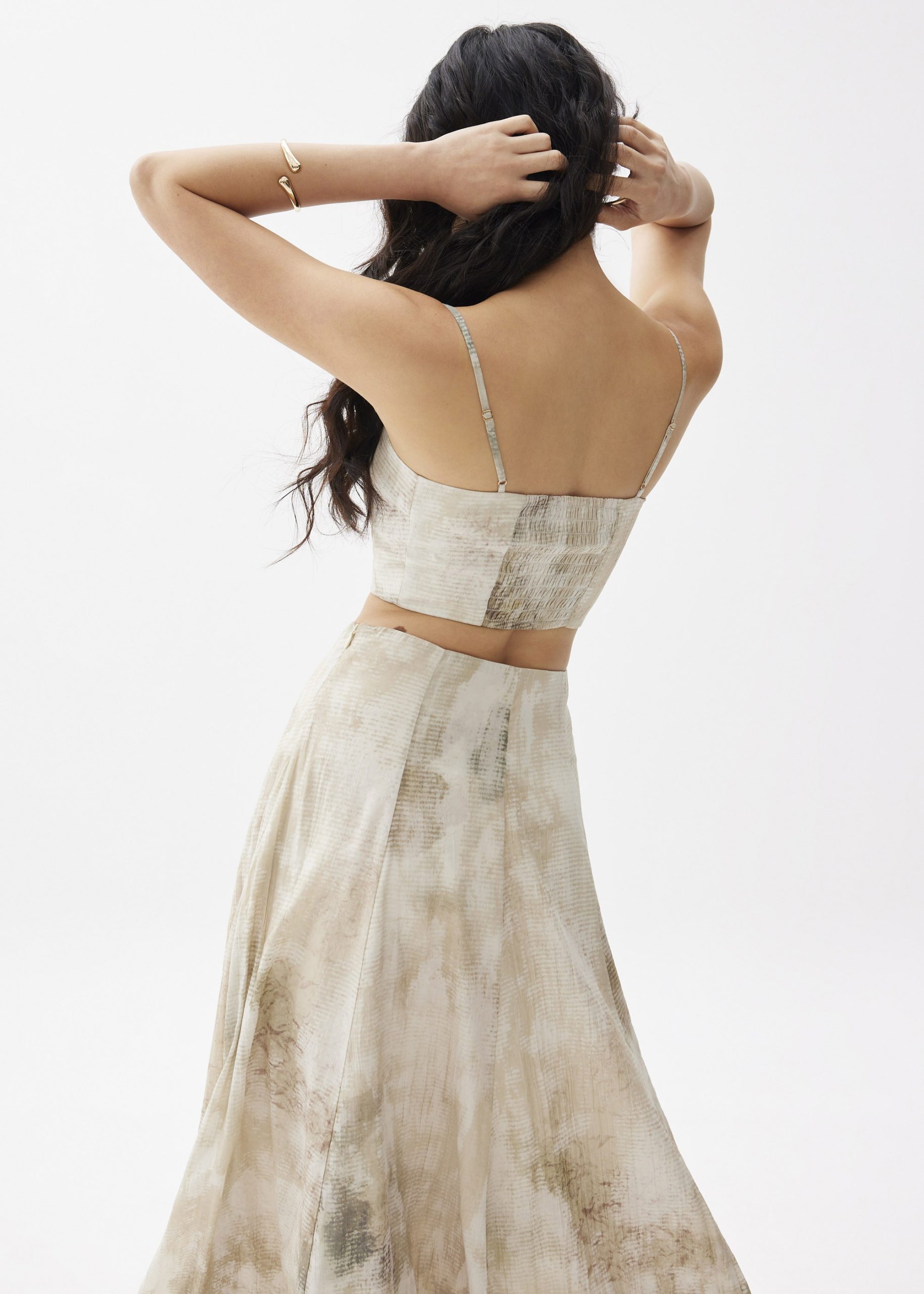 BraFree by LB Abstract Smocked Crop Top - Image 17