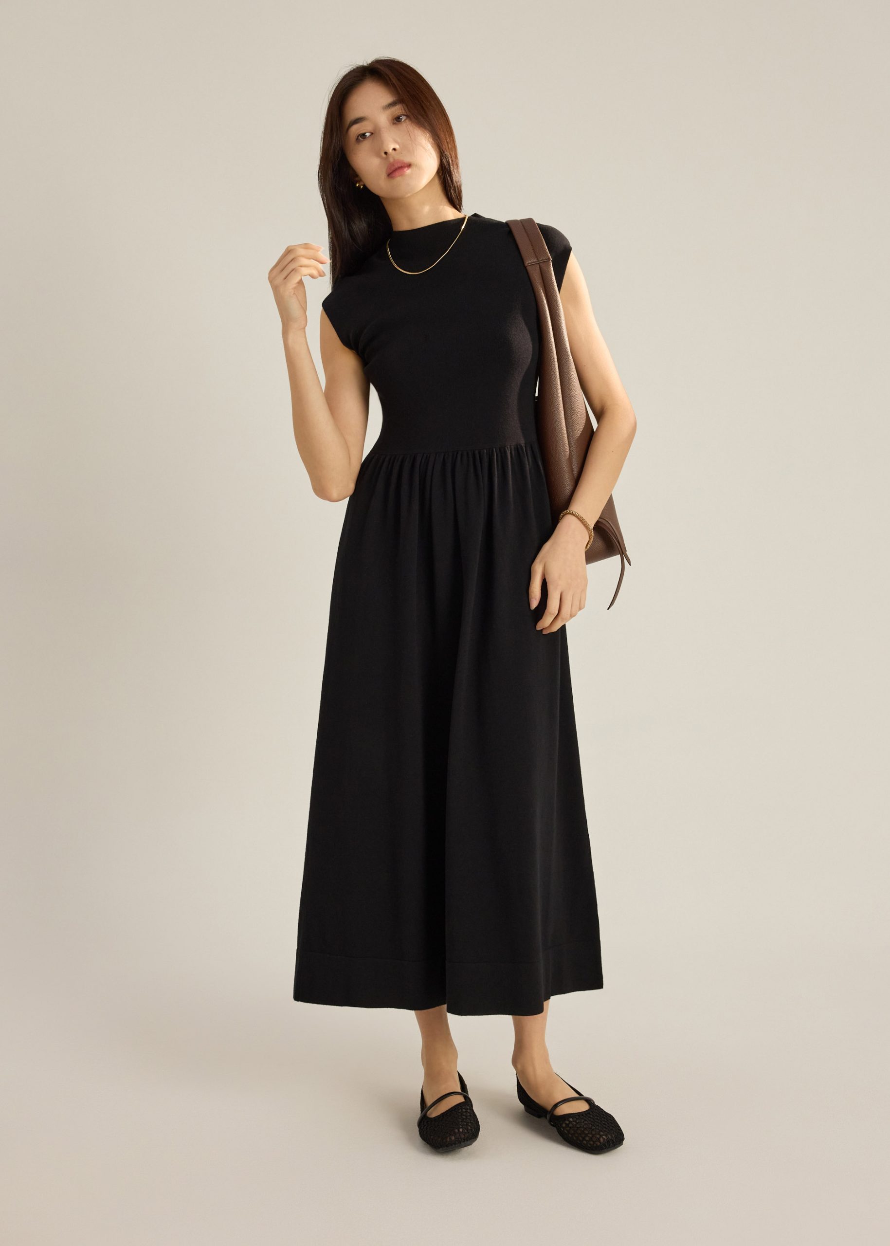 Huan Knit Fit & Flare Dress - Image 3