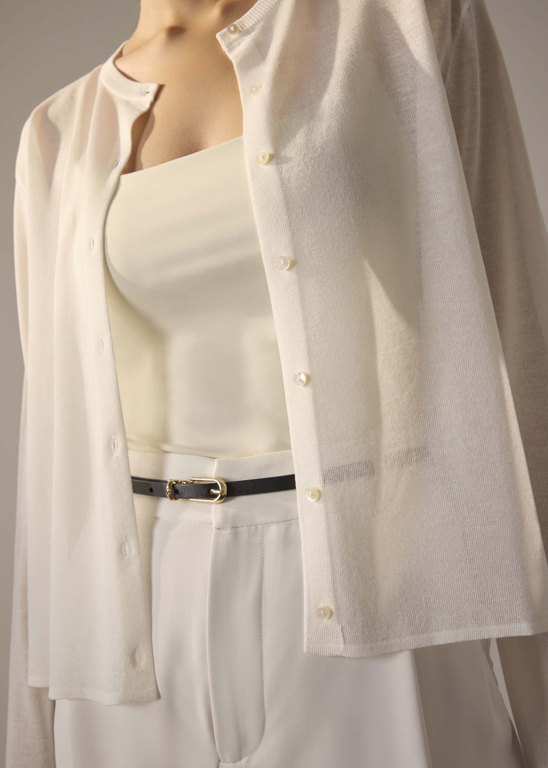 Rocio Sheer Knit Cardigan - Image 15