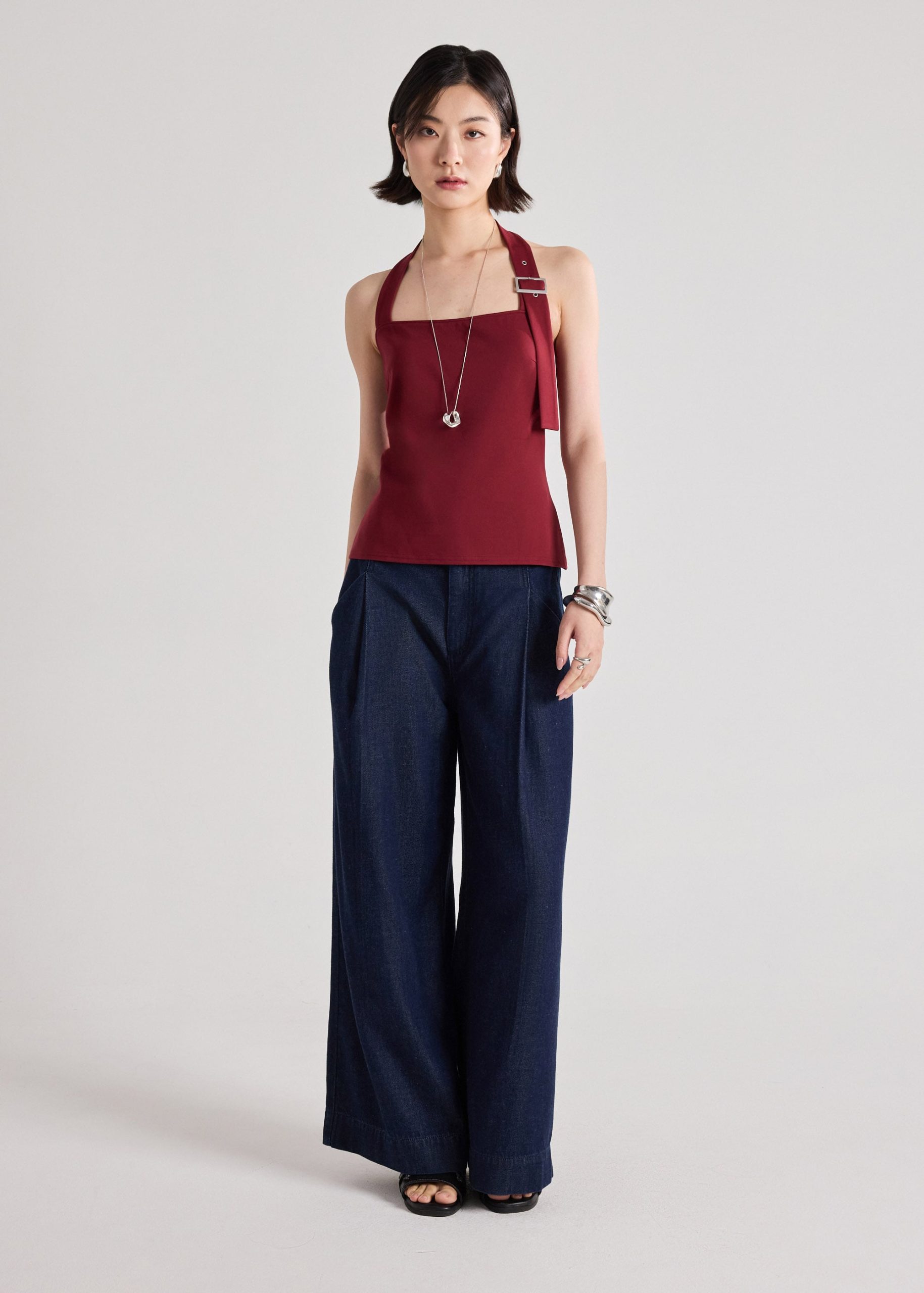 Jersey Buckle Strap Top - Image 7