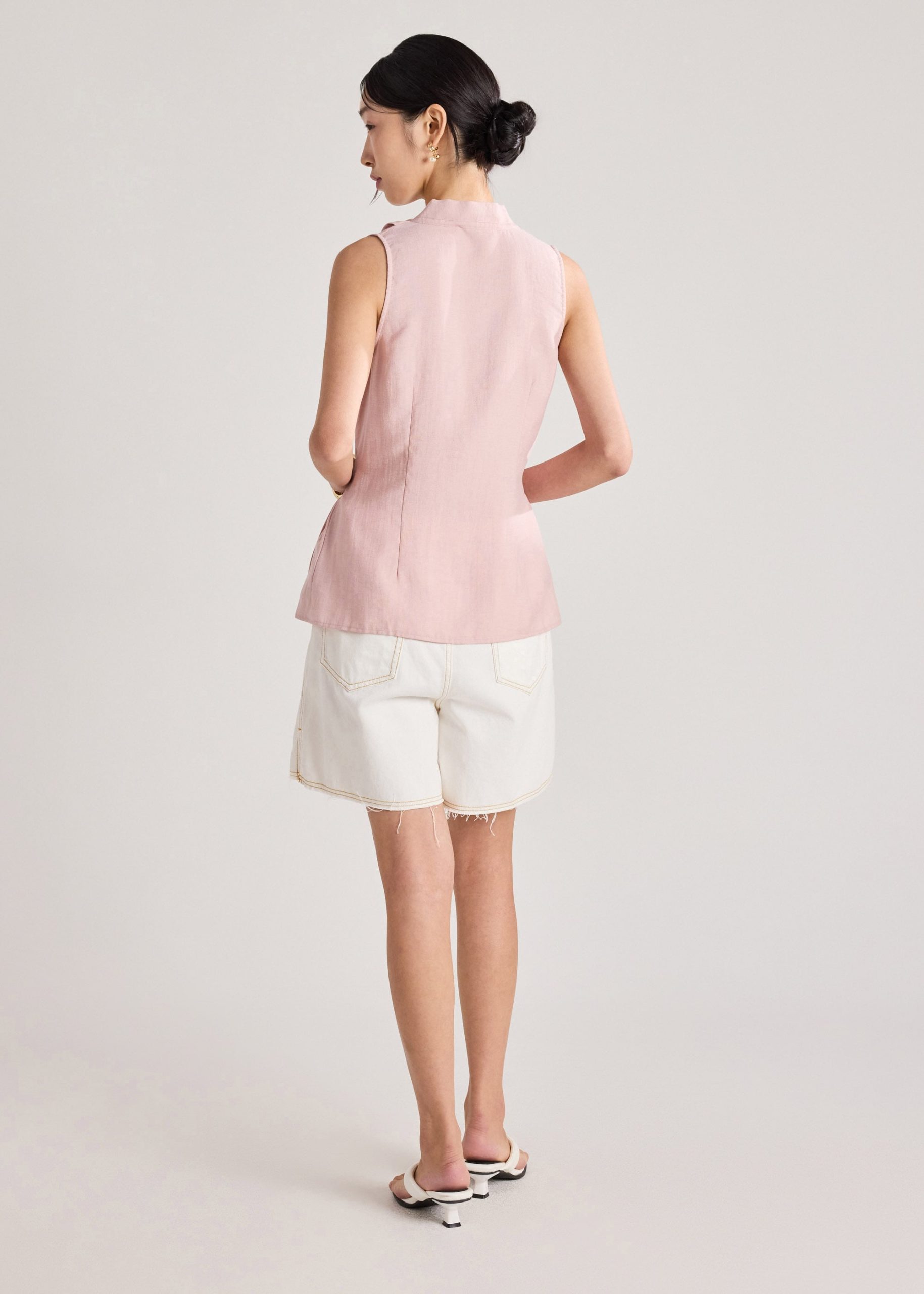 Peplum Top with Sash - Image 4