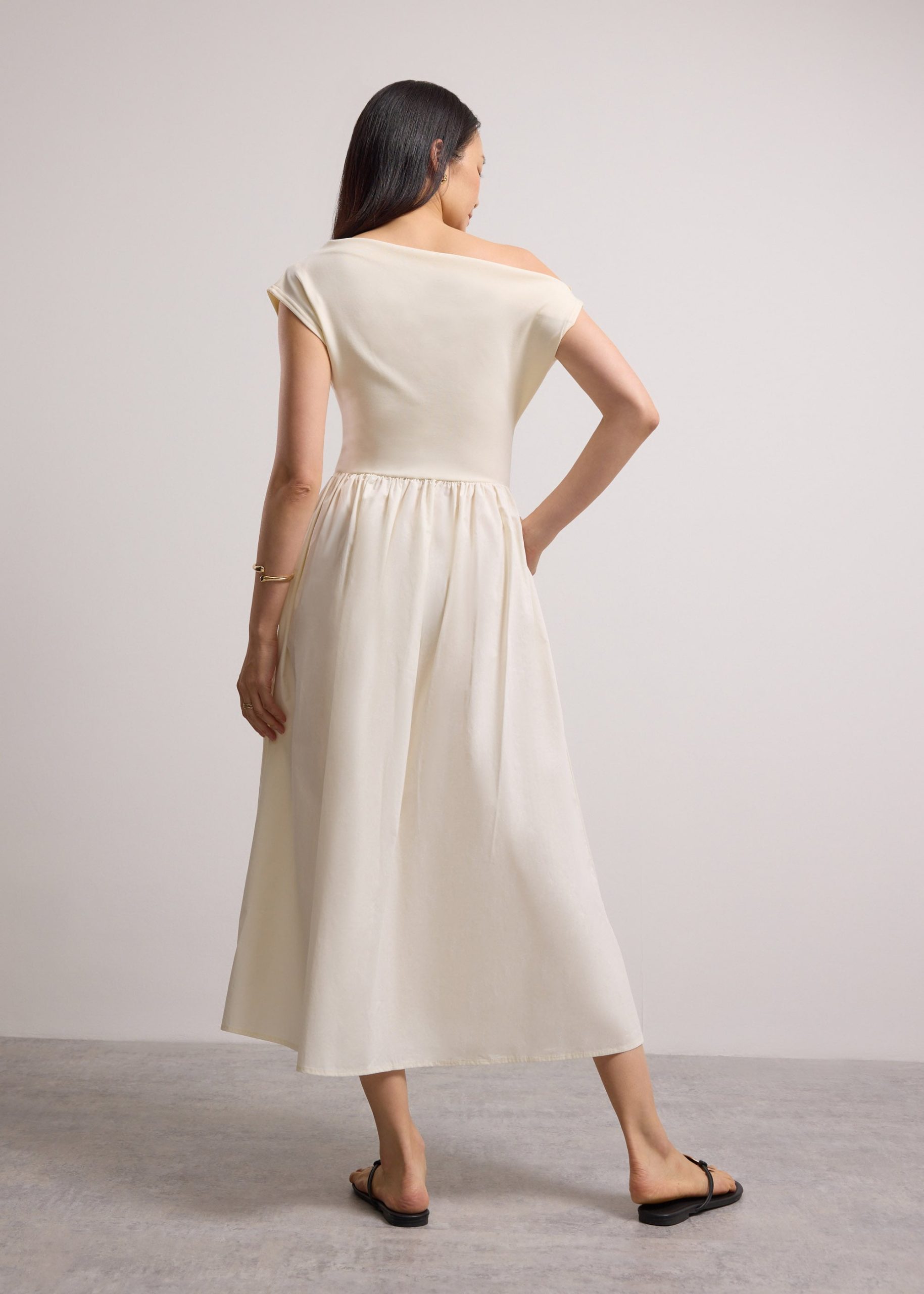 Asymmetric Fit & Flare Midaxi Dress - Image 12