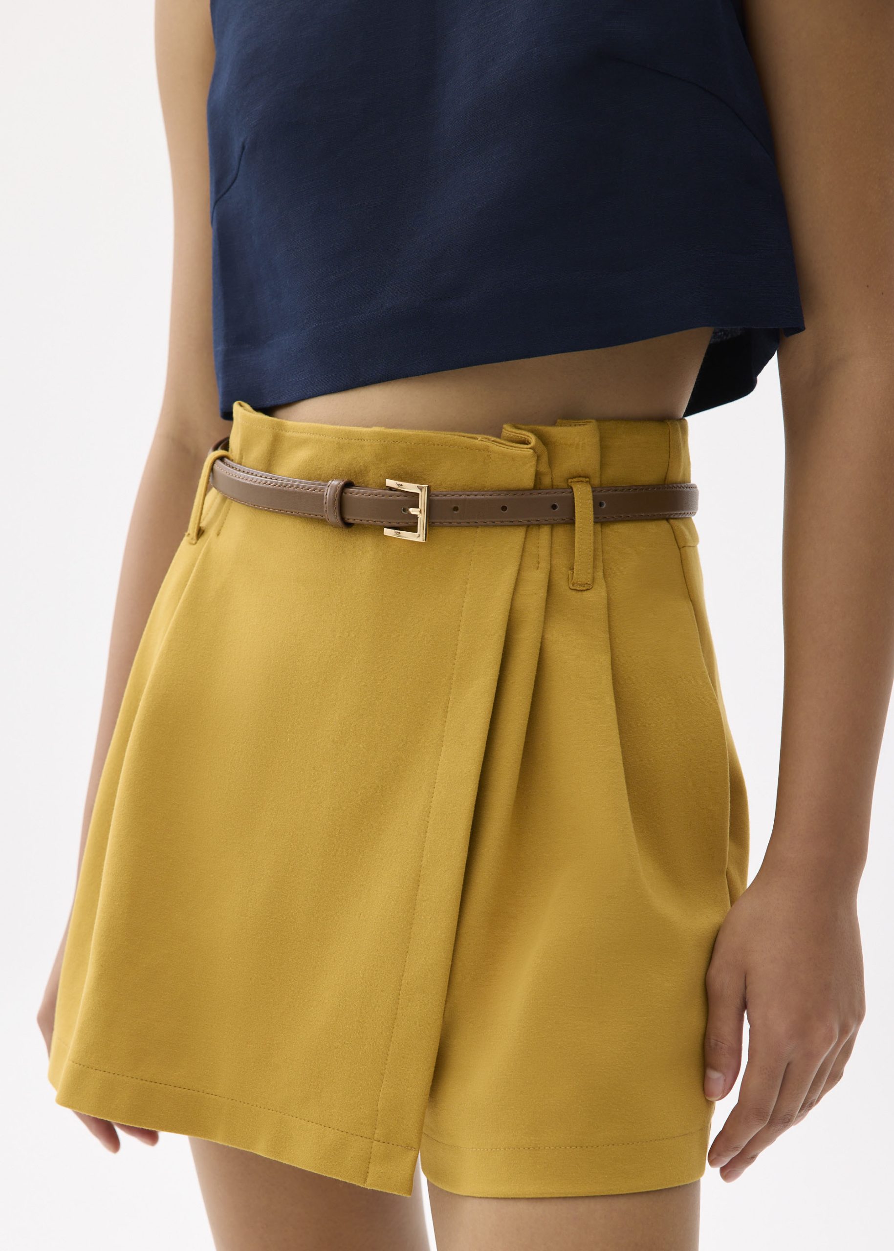 Belted A-line Skort - Image 14