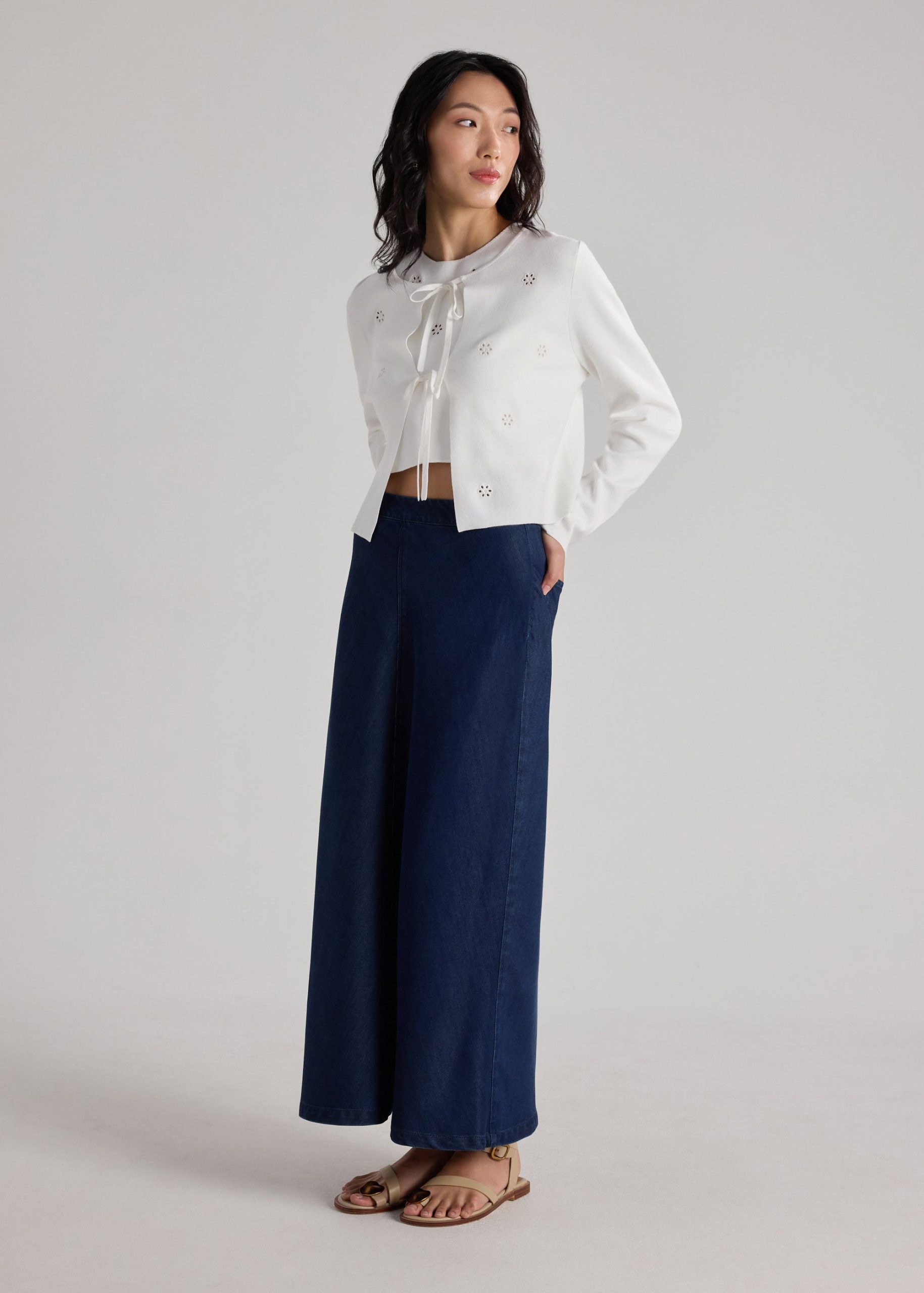 Floral Eyelet Knit Tank - Image 6