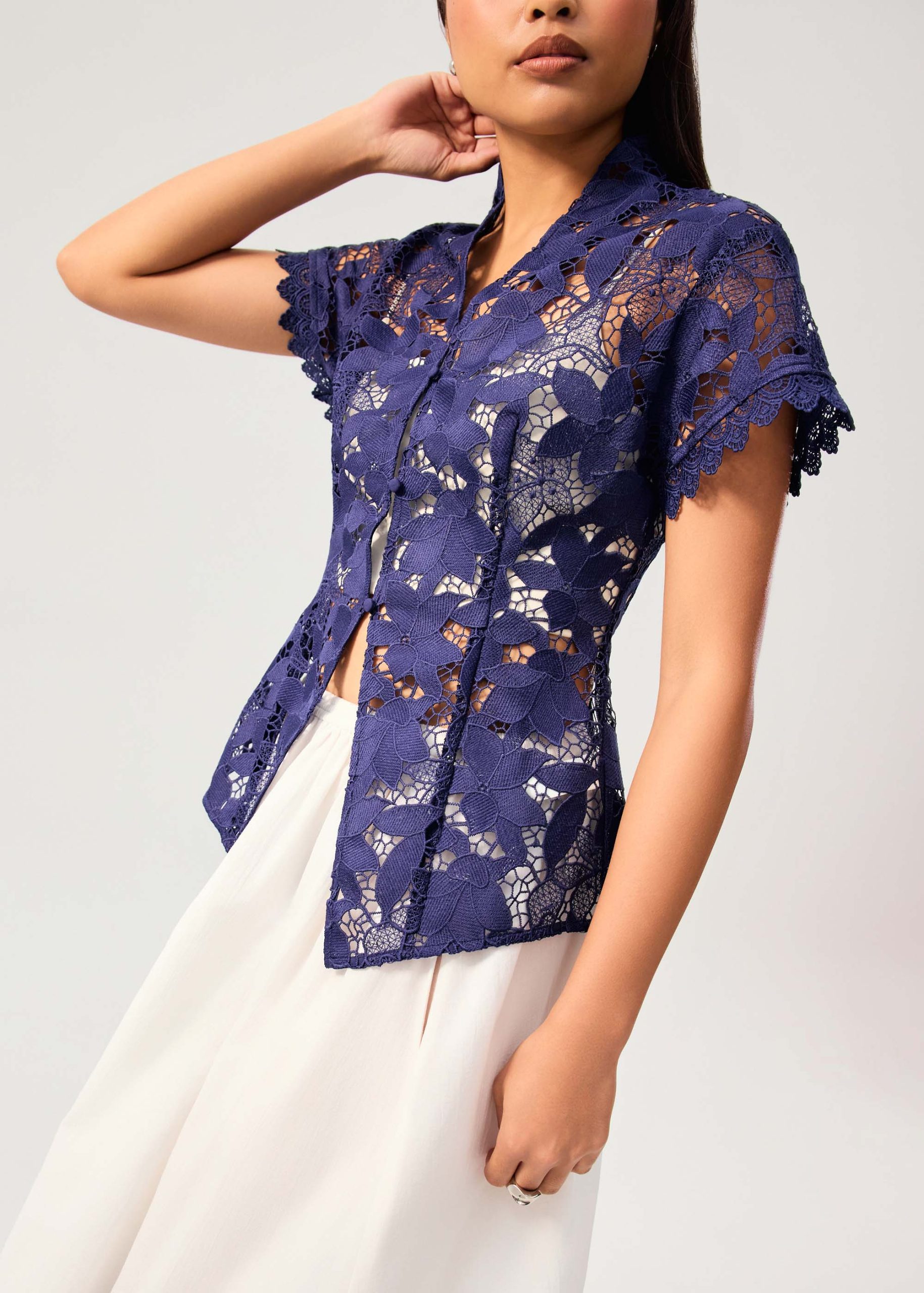 Floral Lace Kebaya Top - Image 19