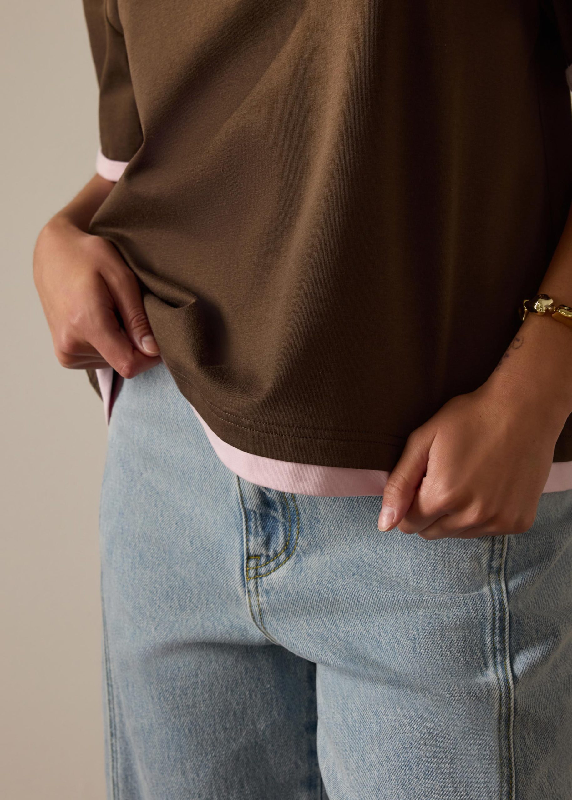 Jersey Relaxed Long Tee - Image 11