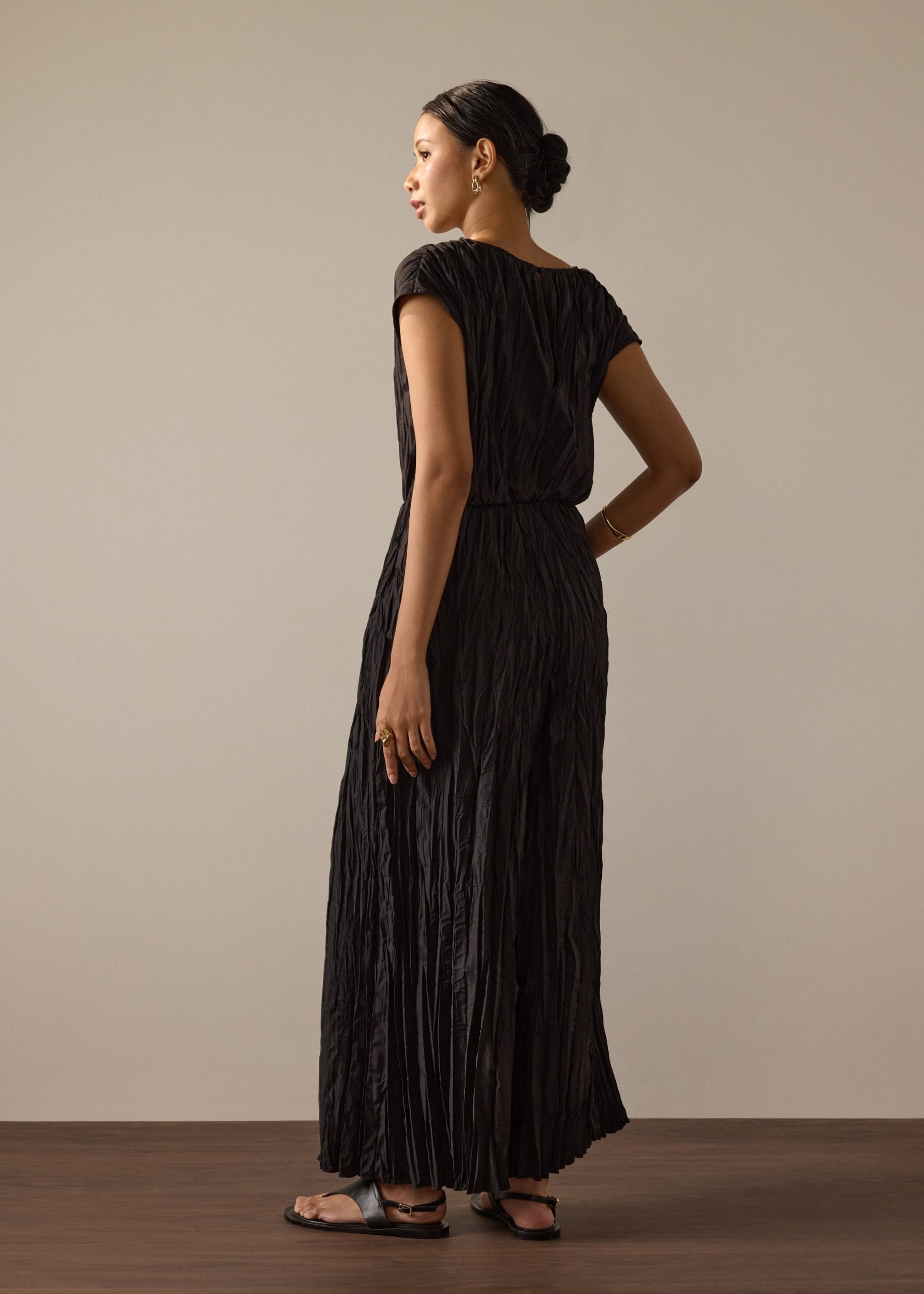 Crinkle Pleats Jumpsuit - Image 6