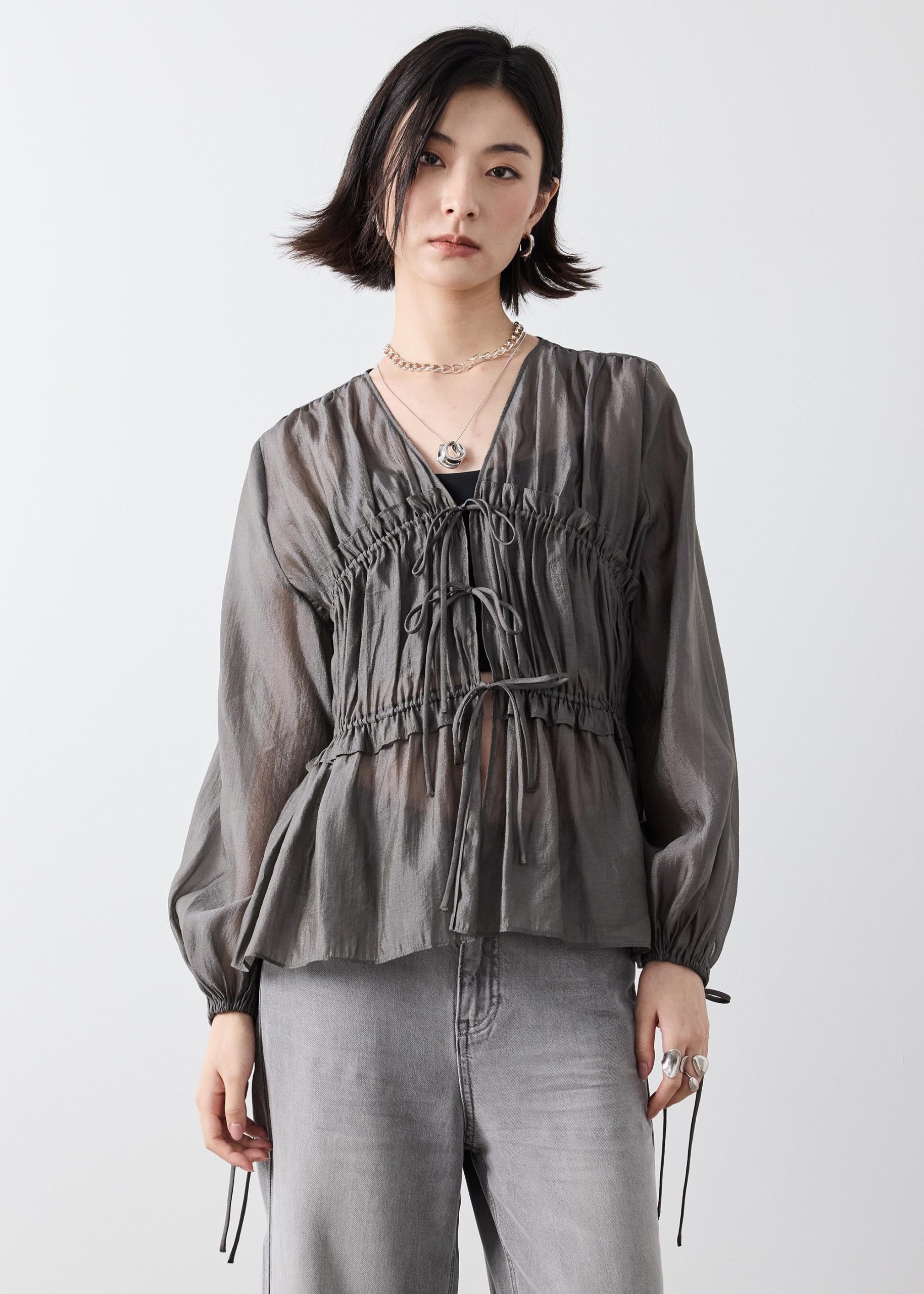 Georgette Poet Blouse - Image 3