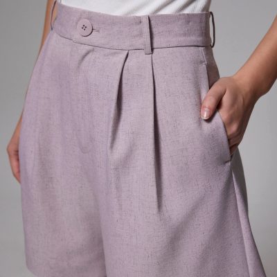 High Waist A-line Shorts