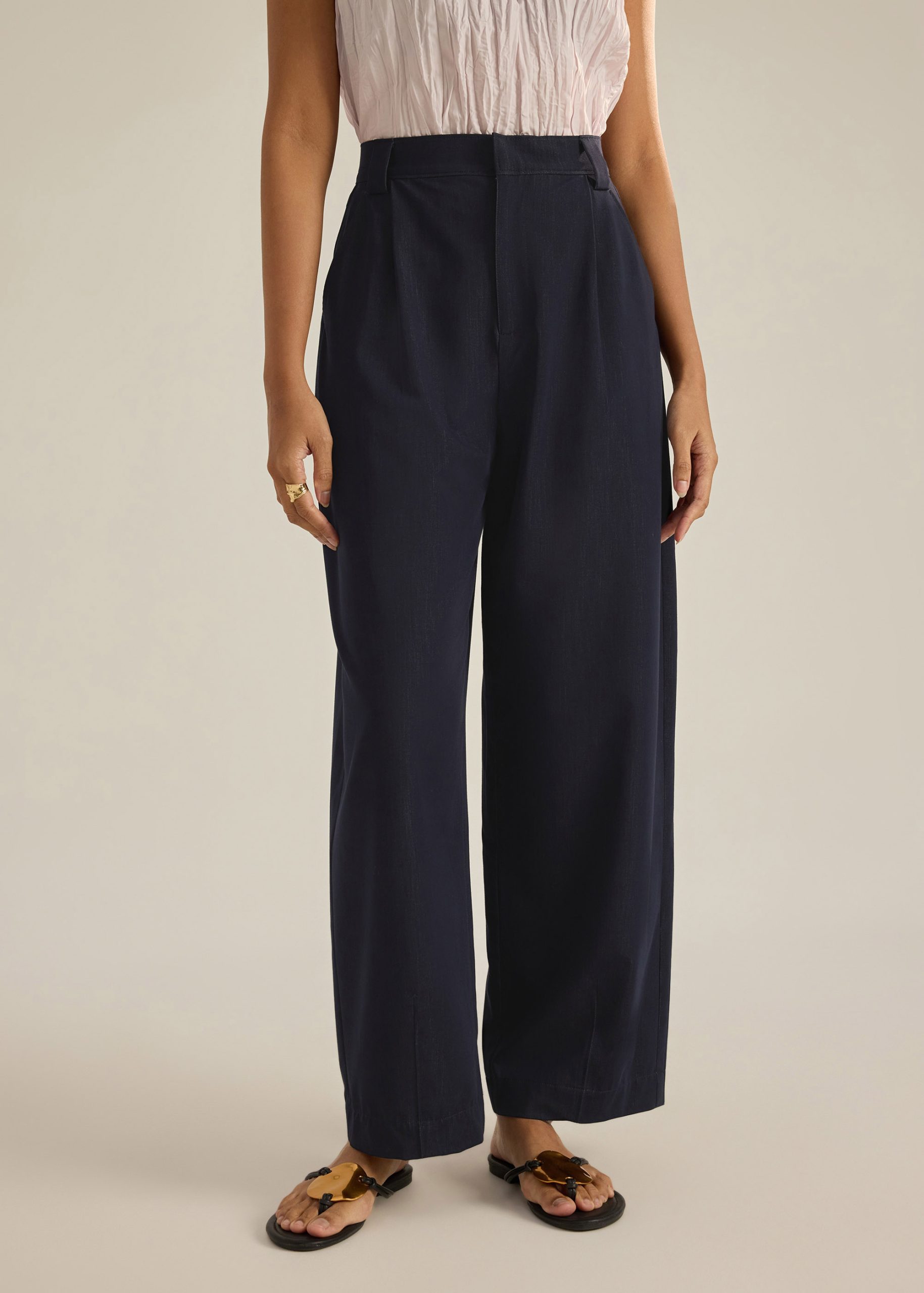 Mischa Chambray Barrel Pants - Image 3