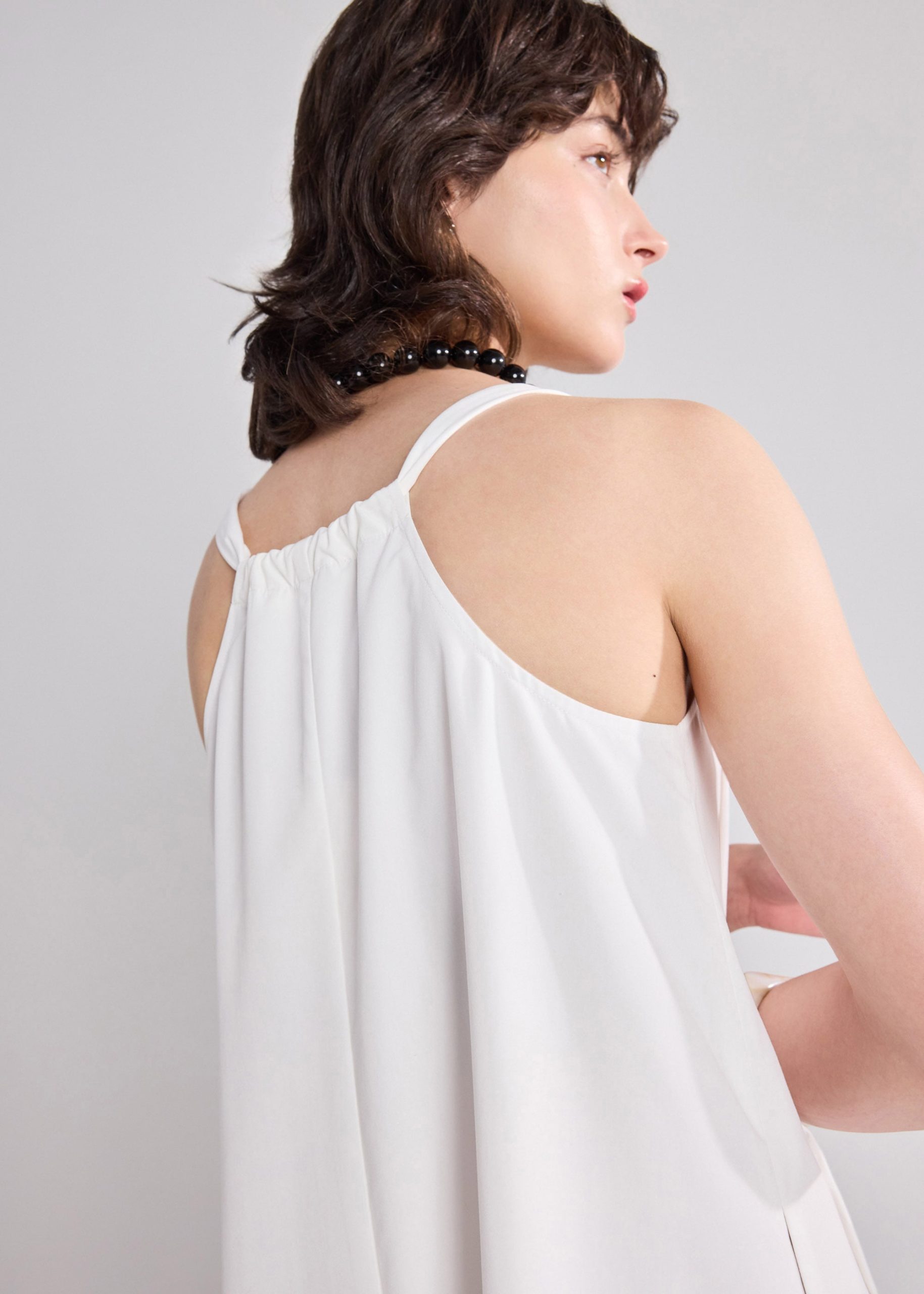 V-neck Trapeze Dress - Image 7