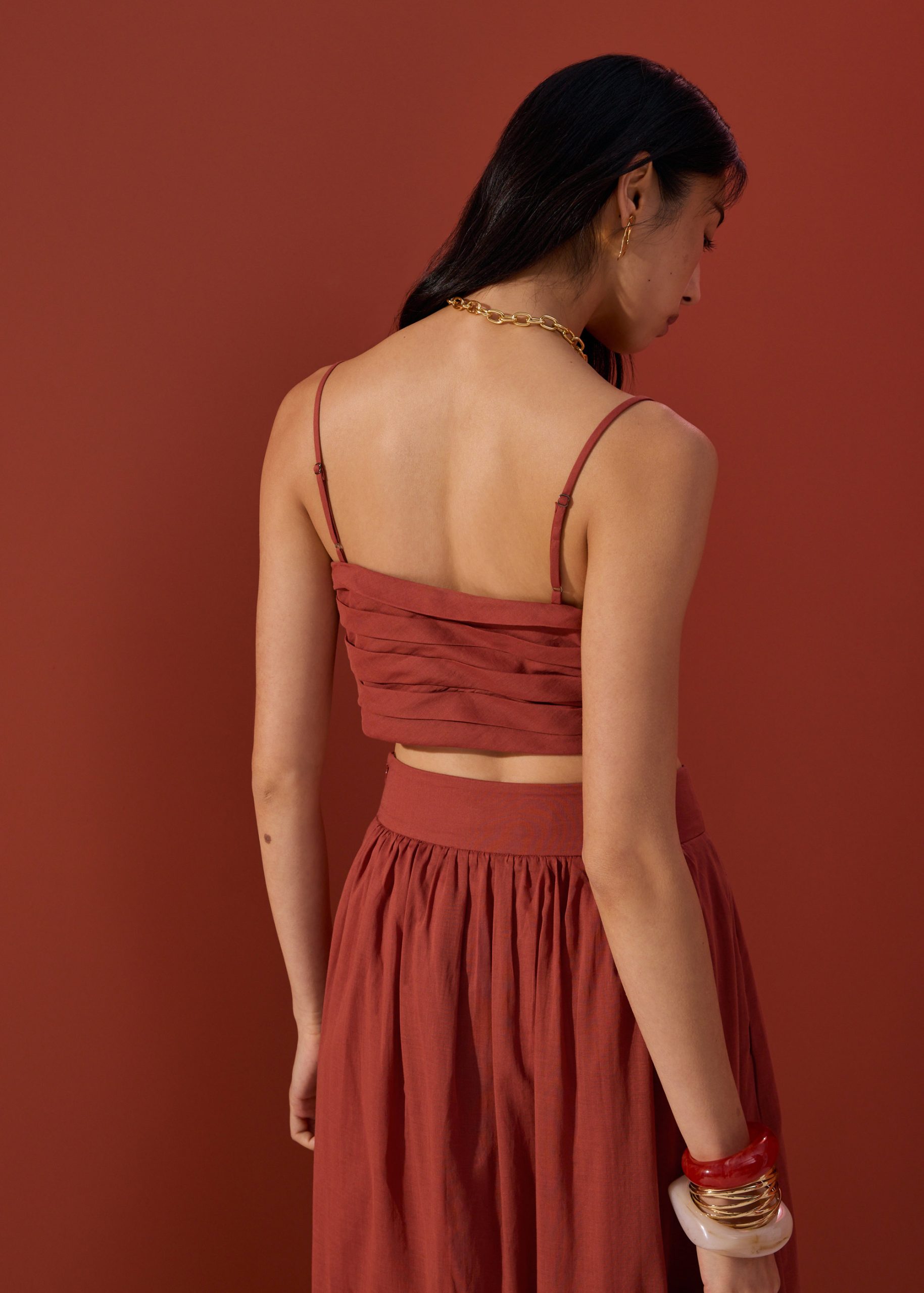 Cotton Camisole Top in Desert Haze - Image 20