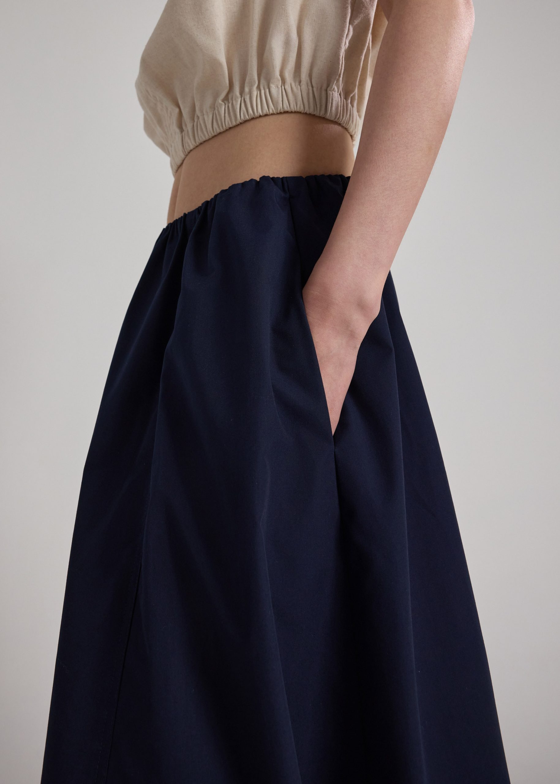Toggle Hem Cocoon Skirt - Image 5