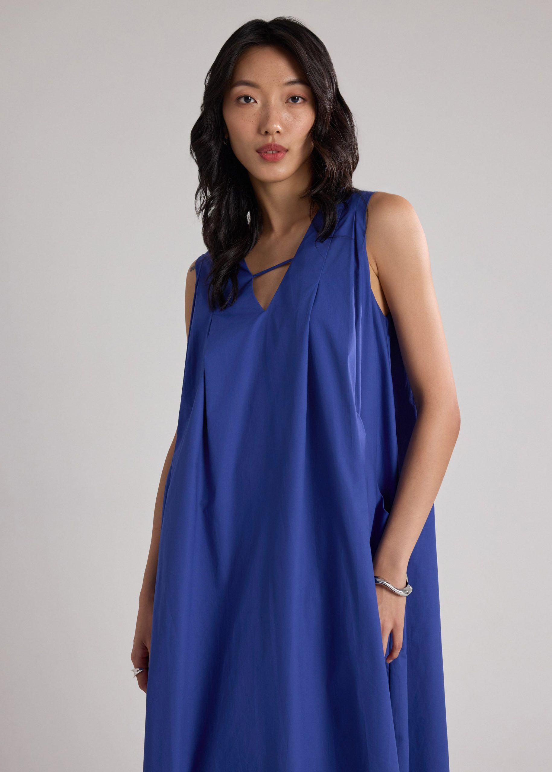 Cotton Trapeze Dress - Image 14