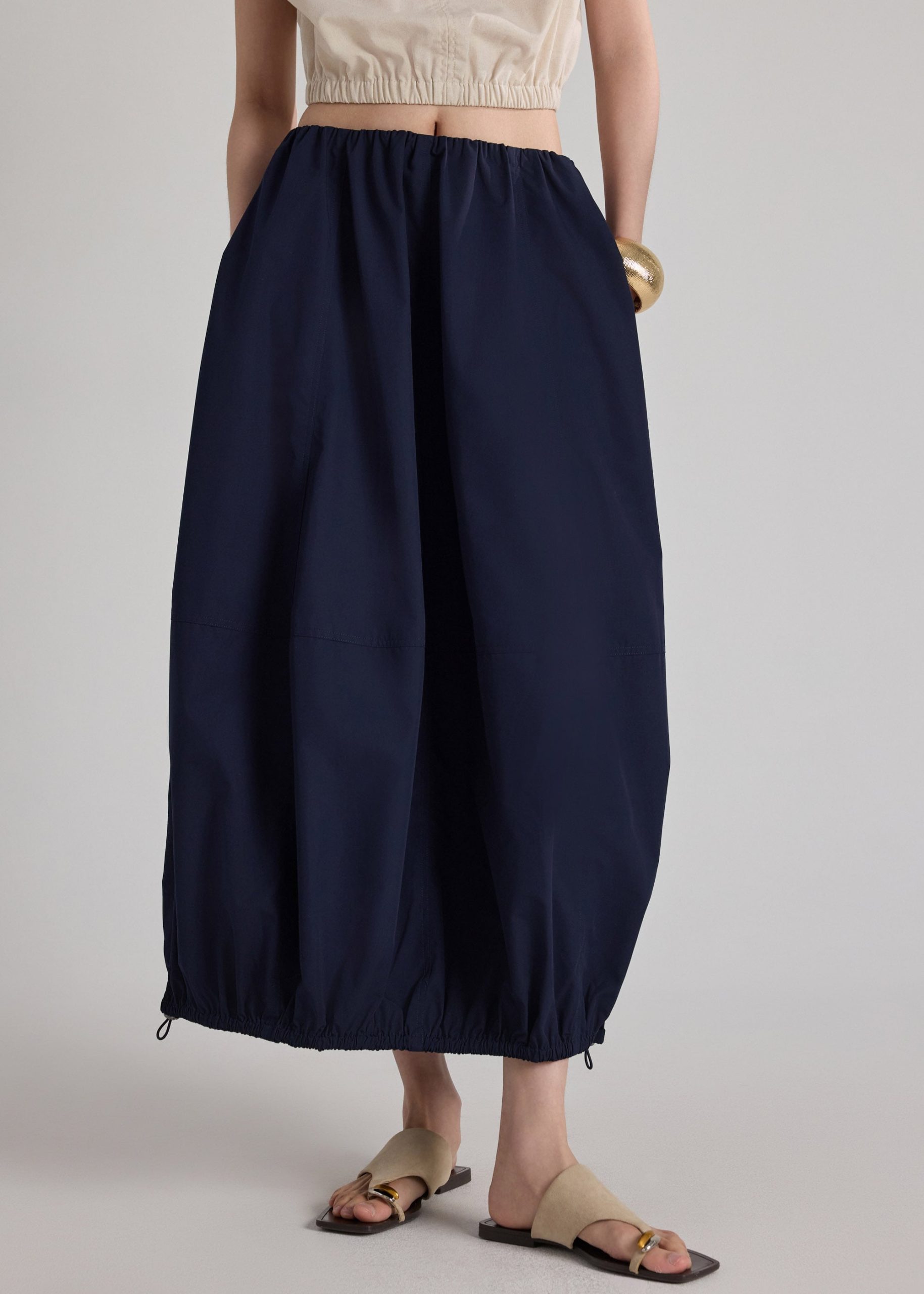 Toggle Hem Cocoon Skirt - Image 2