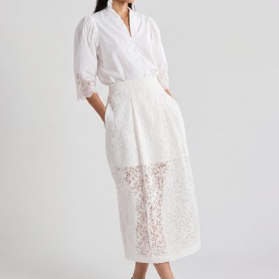 Love, Bonito x TOTON Lace Cocoon Skirt
