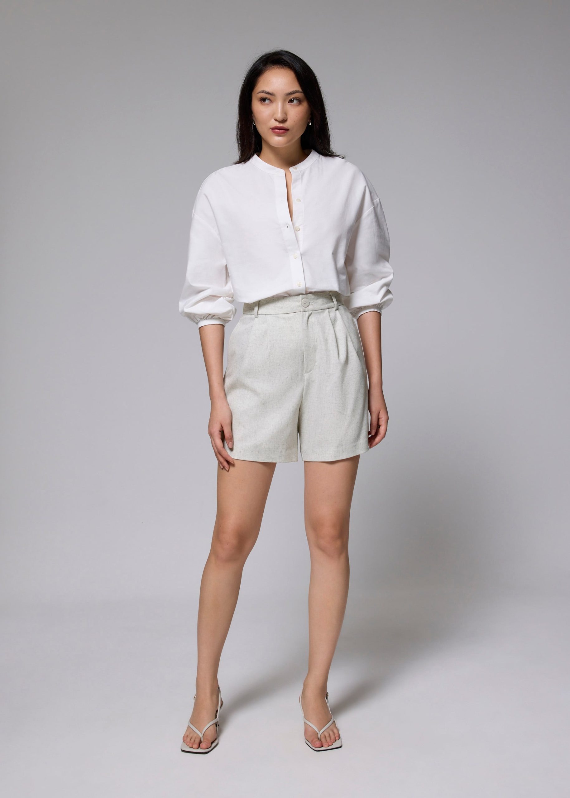 High Waist A-line Shorts - Image 5