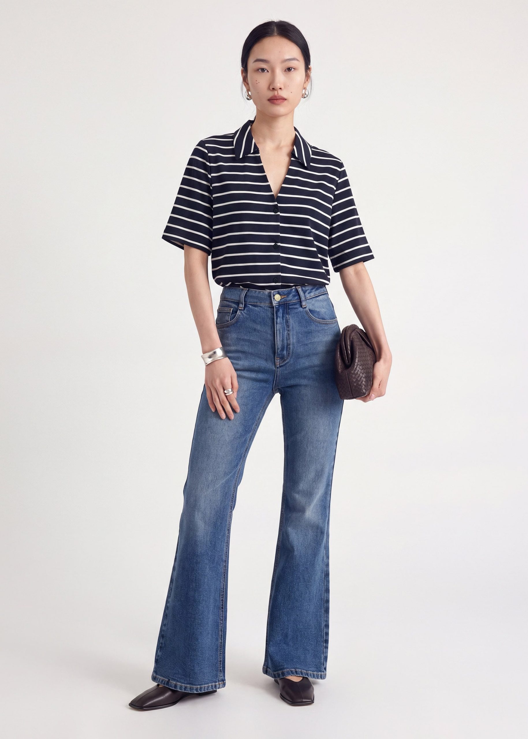 PETITE Addison Leggy??Kick Flare Jeans - Image 9