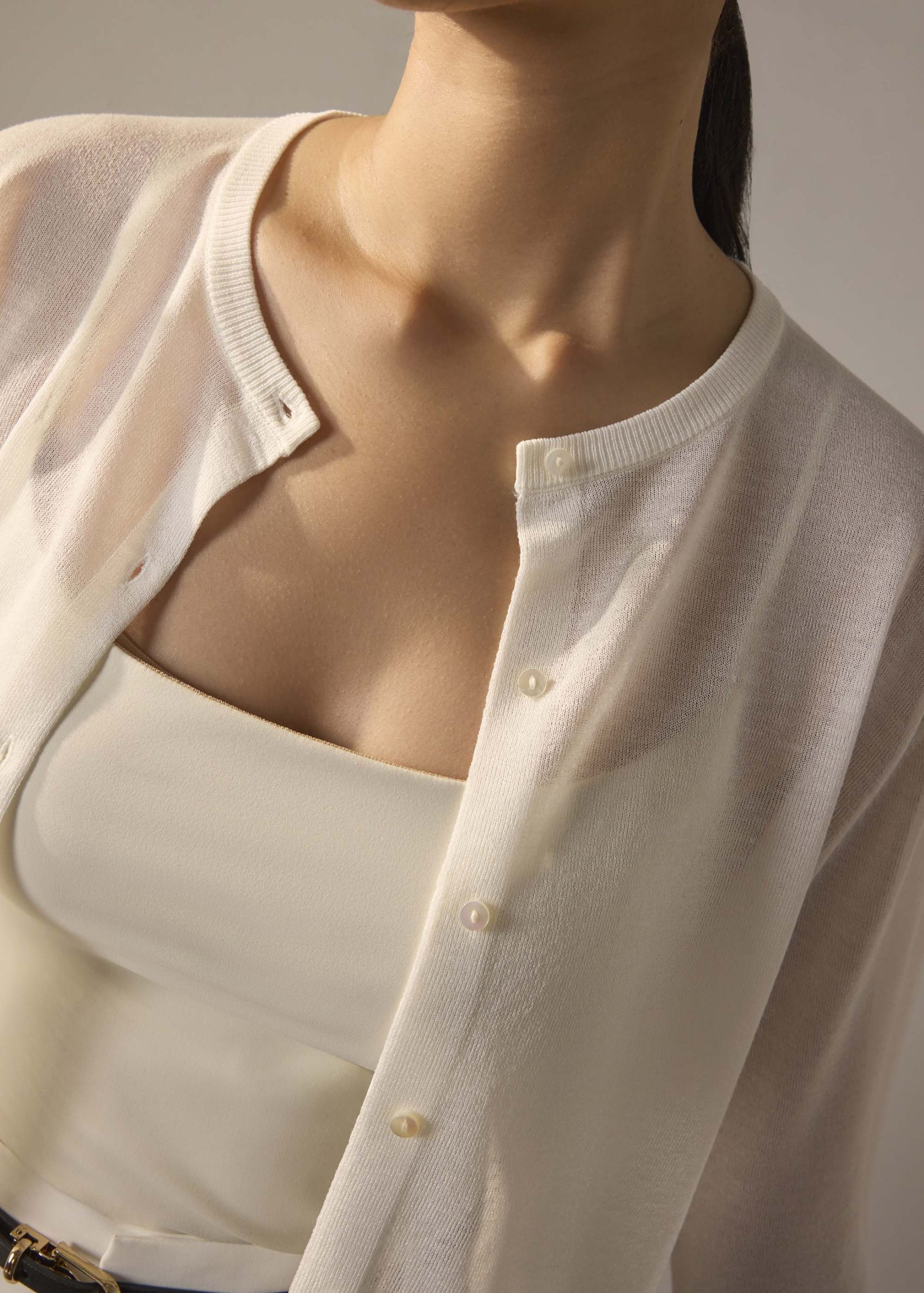 Rocio Sheer Knit Cardigan - Image 16