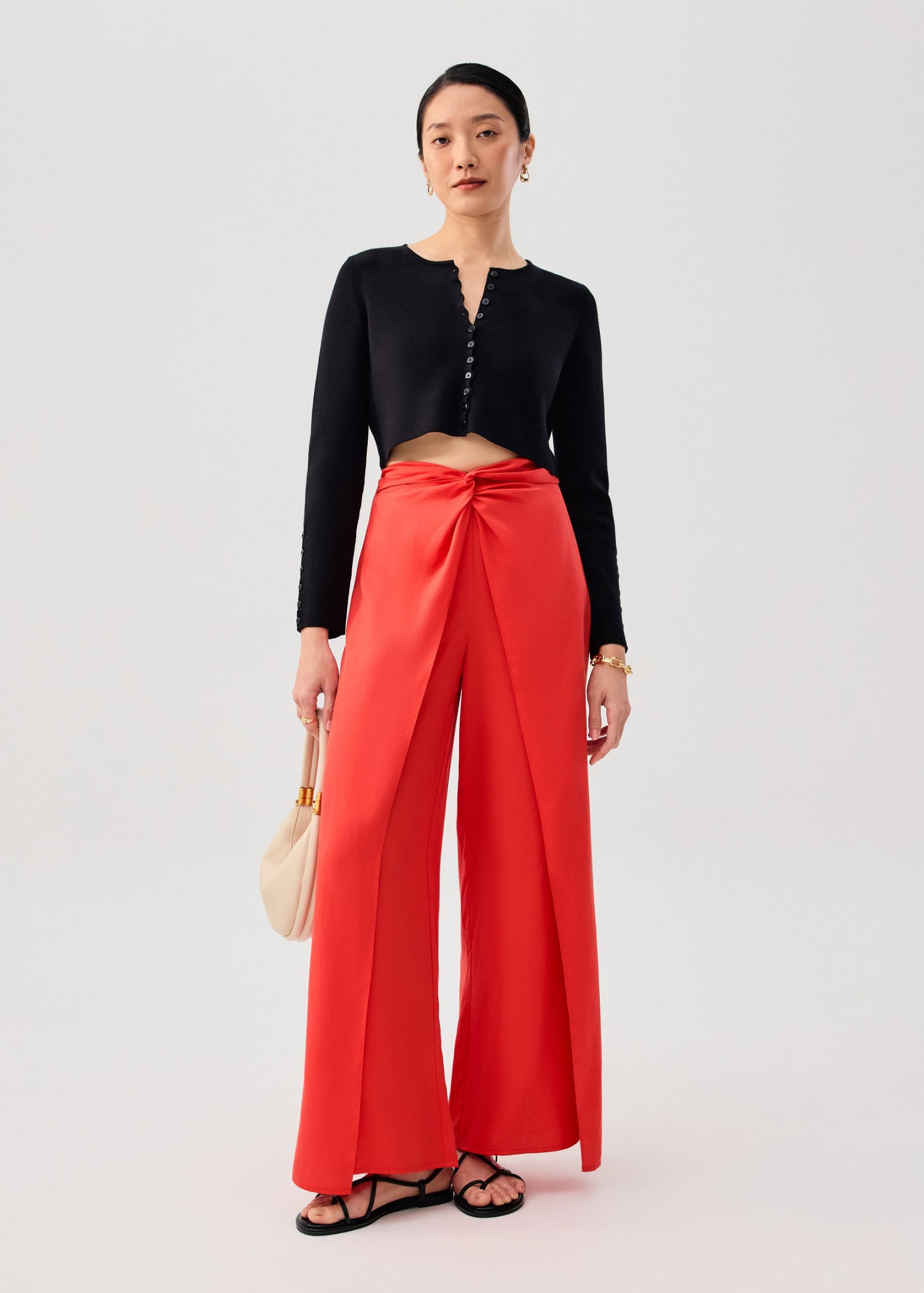 Malee Boxy Knit Scallop Edge Cardigan - Image 32