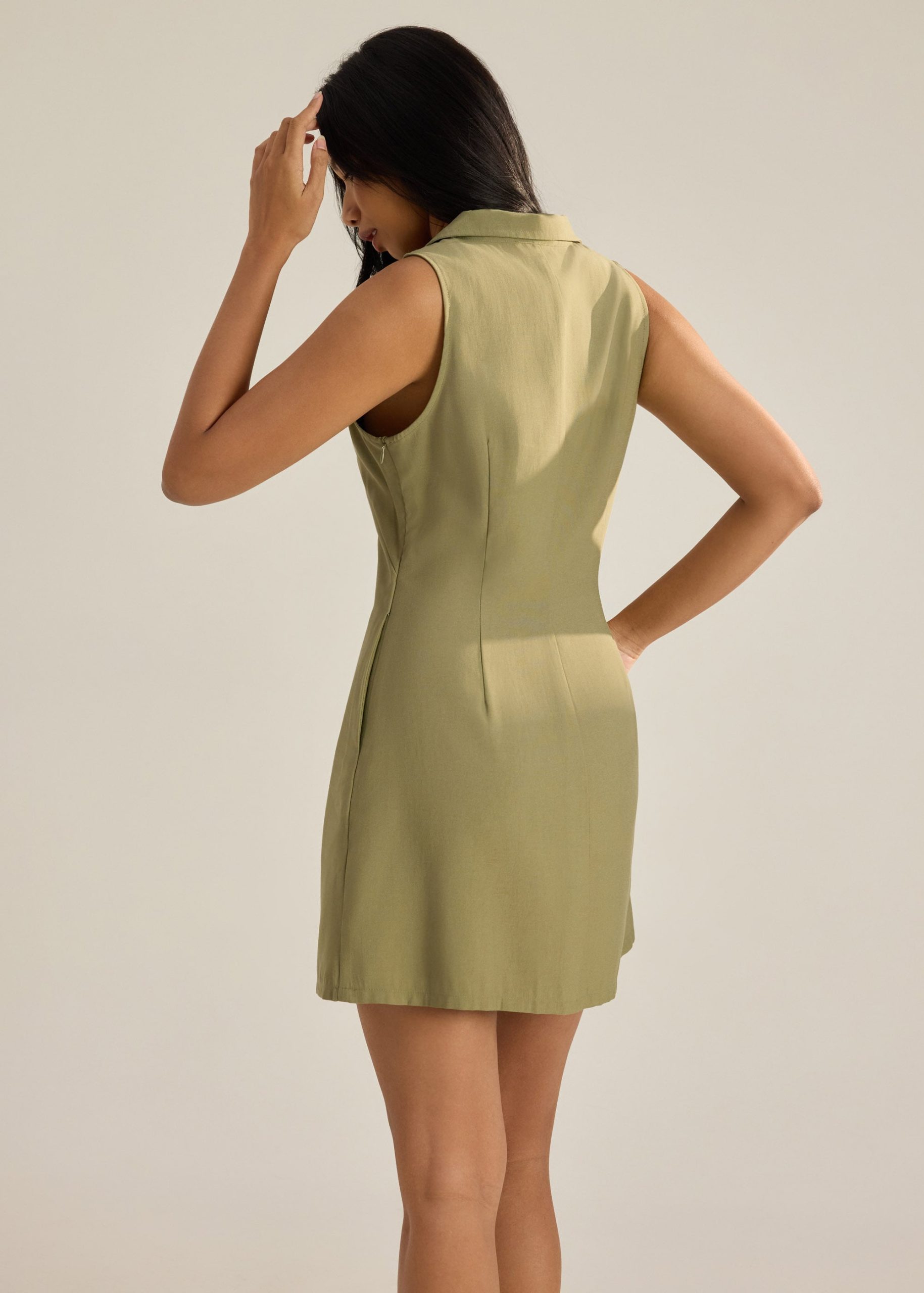 Ginny Collared A-line Dress - Image 11