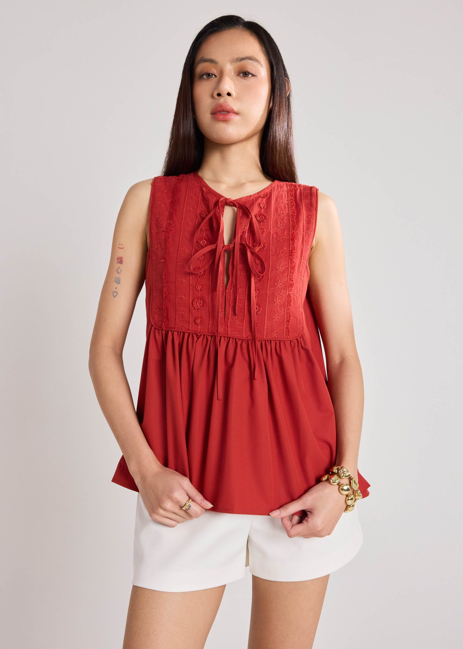 Embroidered Shell Top - Image 9