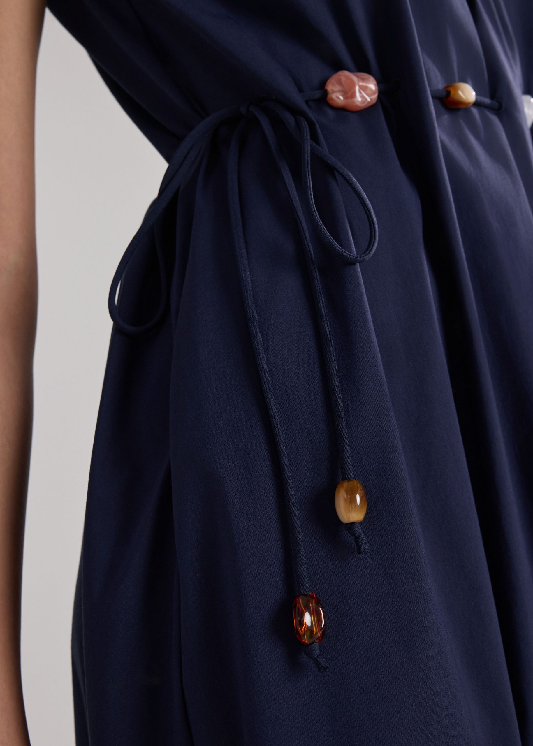 Coastal Beads Waist Tie Dress - Image 7