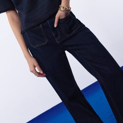 Leggy??Kei Denim High Waist Kick Flare Sailor Jeans