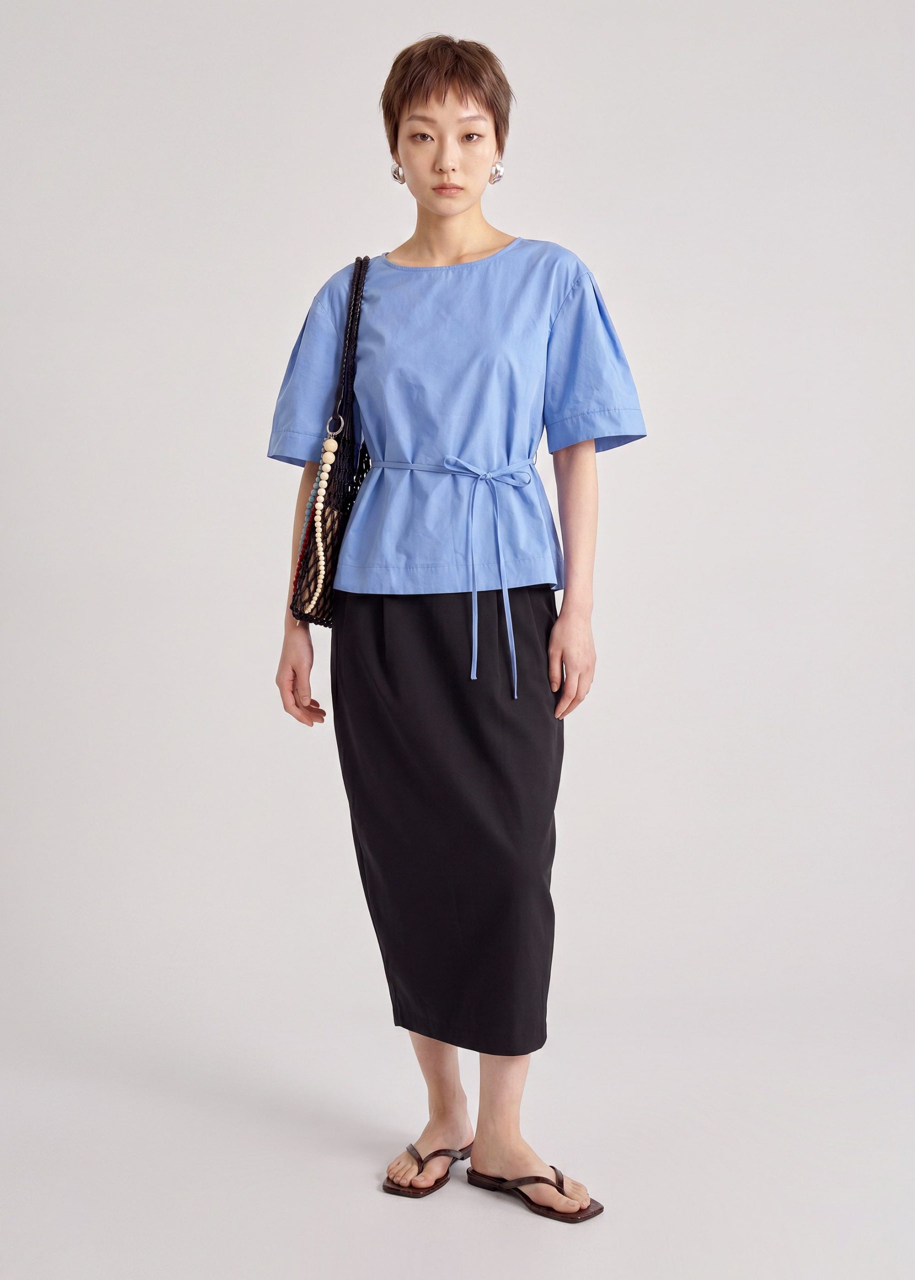 Bell Sleeve Shell Top