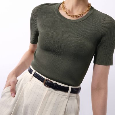Charlie Knit Round Neck Top
