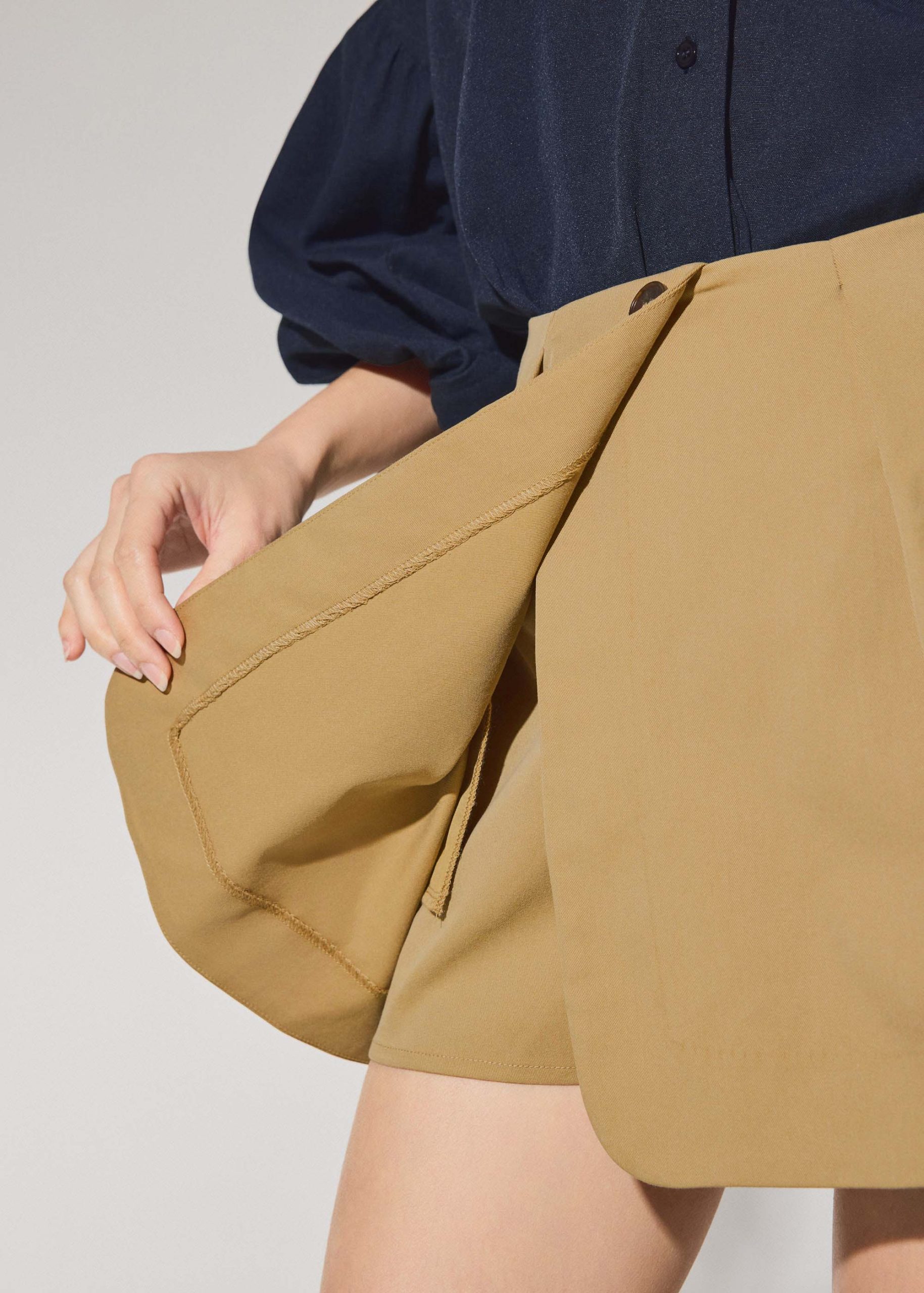 Lyocell Cargo A-line Mini Skort - Image 13