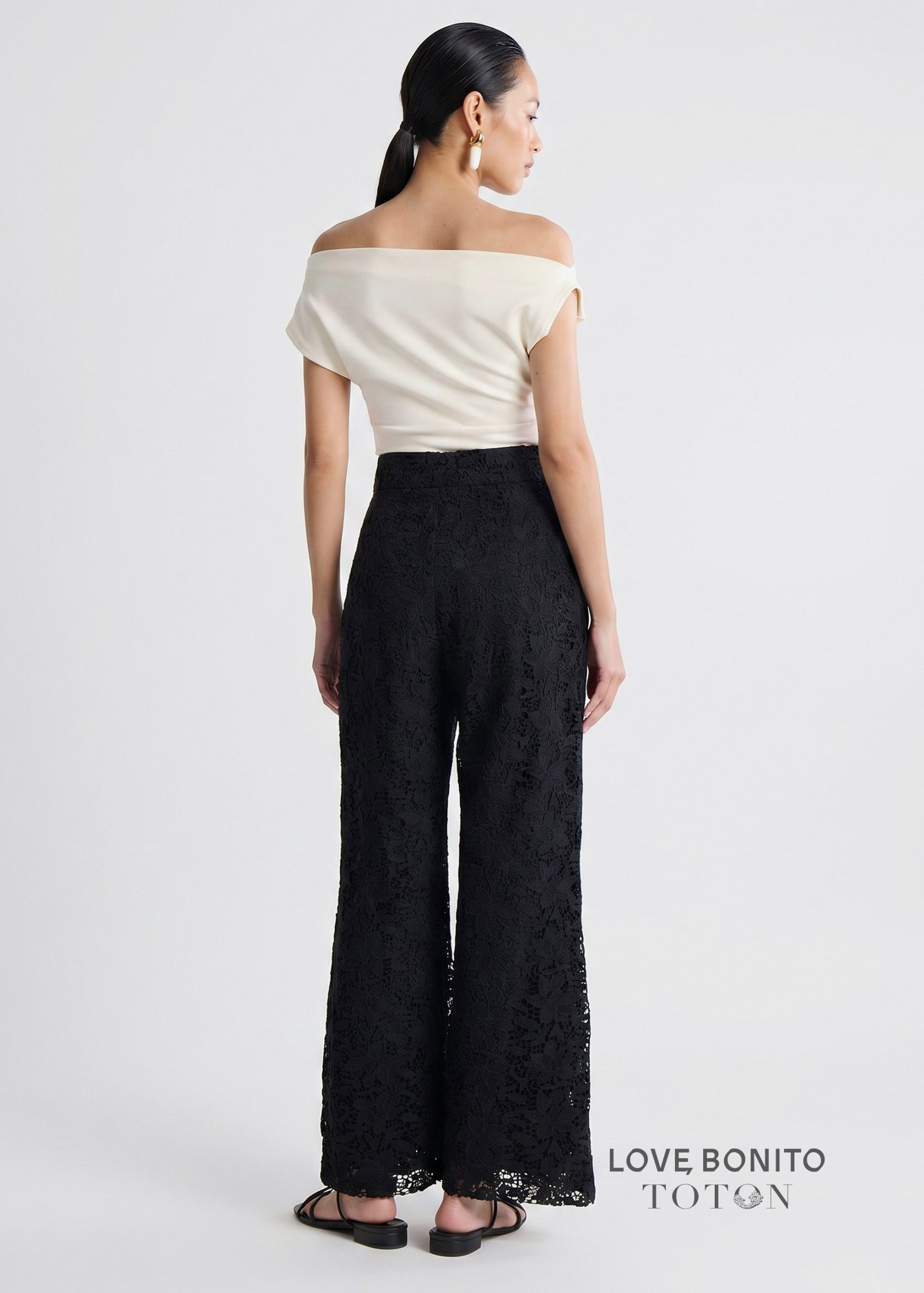 Love, Bonito x TOTON Leggy??Lace Pants - Image 4