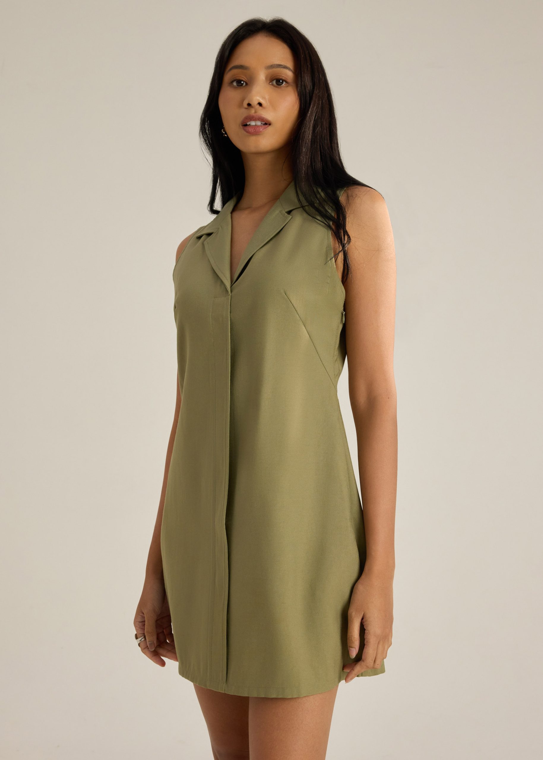Ginny Collared A-line Dress - Image 10