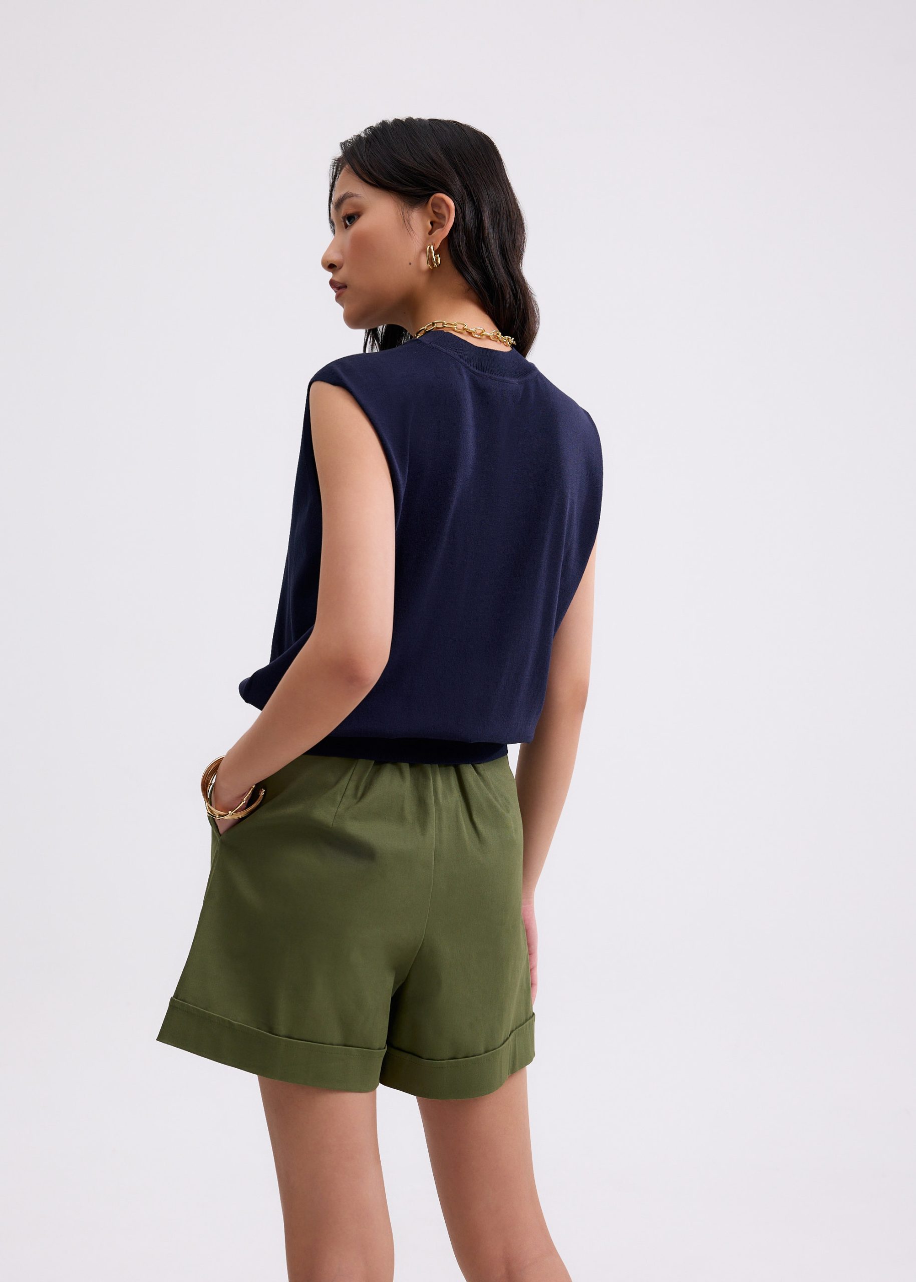 Gracie Knit Round Neck Tank Top - Image 10