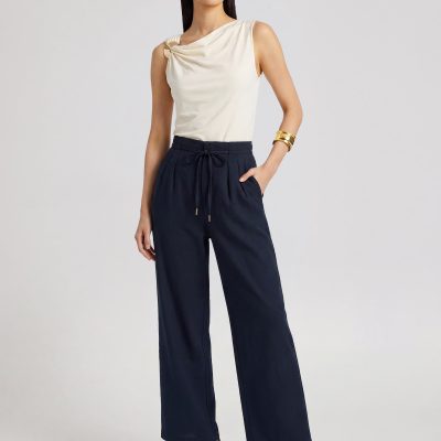 PETITE Nora Leggy??Premium Linen Pants