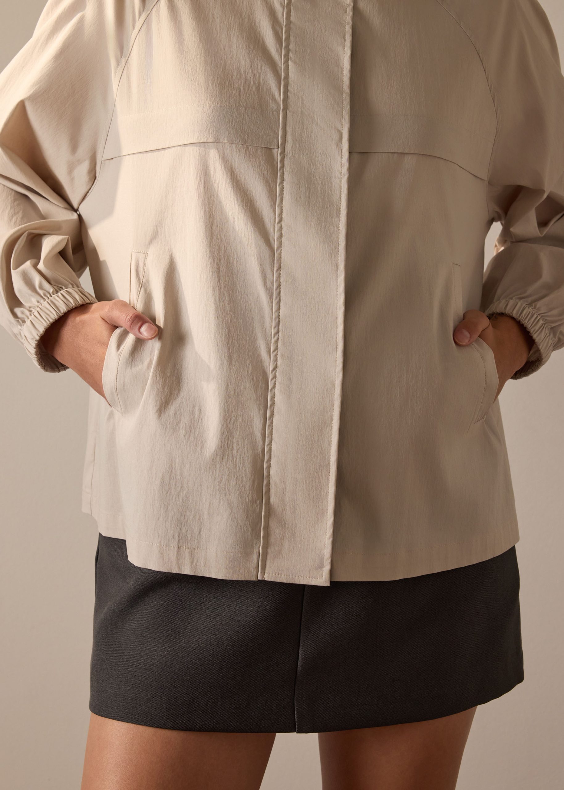 Oversized Turtleneck Jacket - Image 9