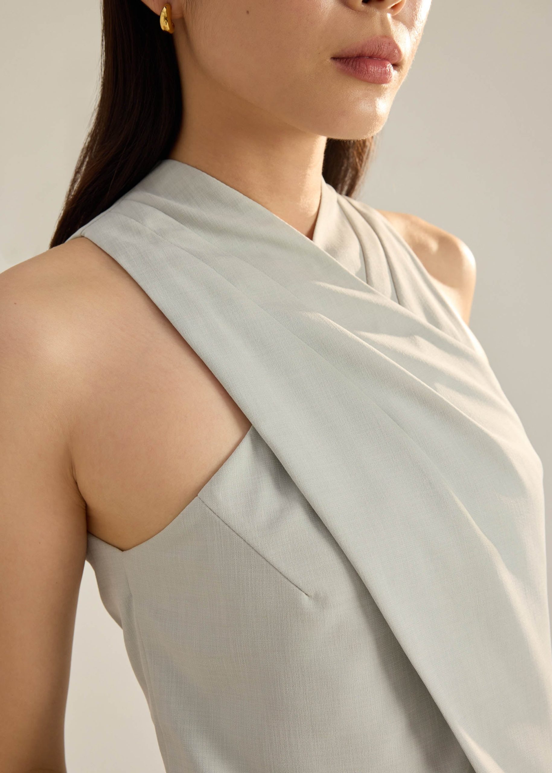 Eva Melange Halter Top - Image 11
