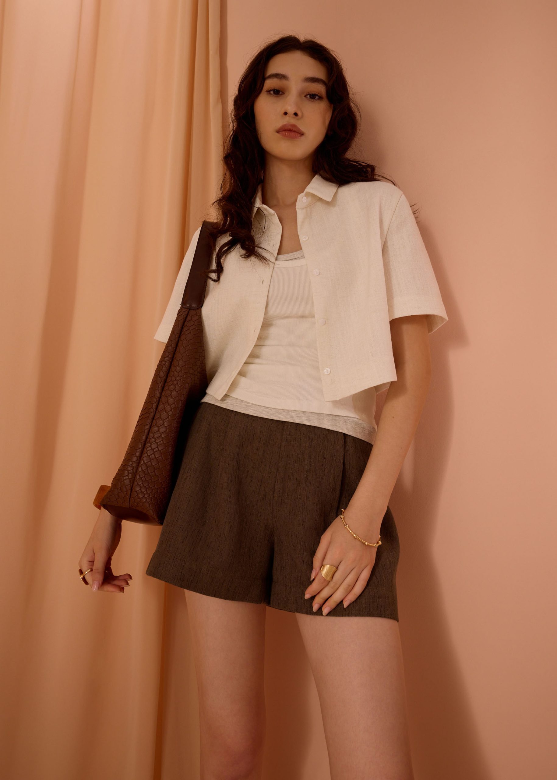 Frankie Textured Classic Bermuda Shorts - Image 28