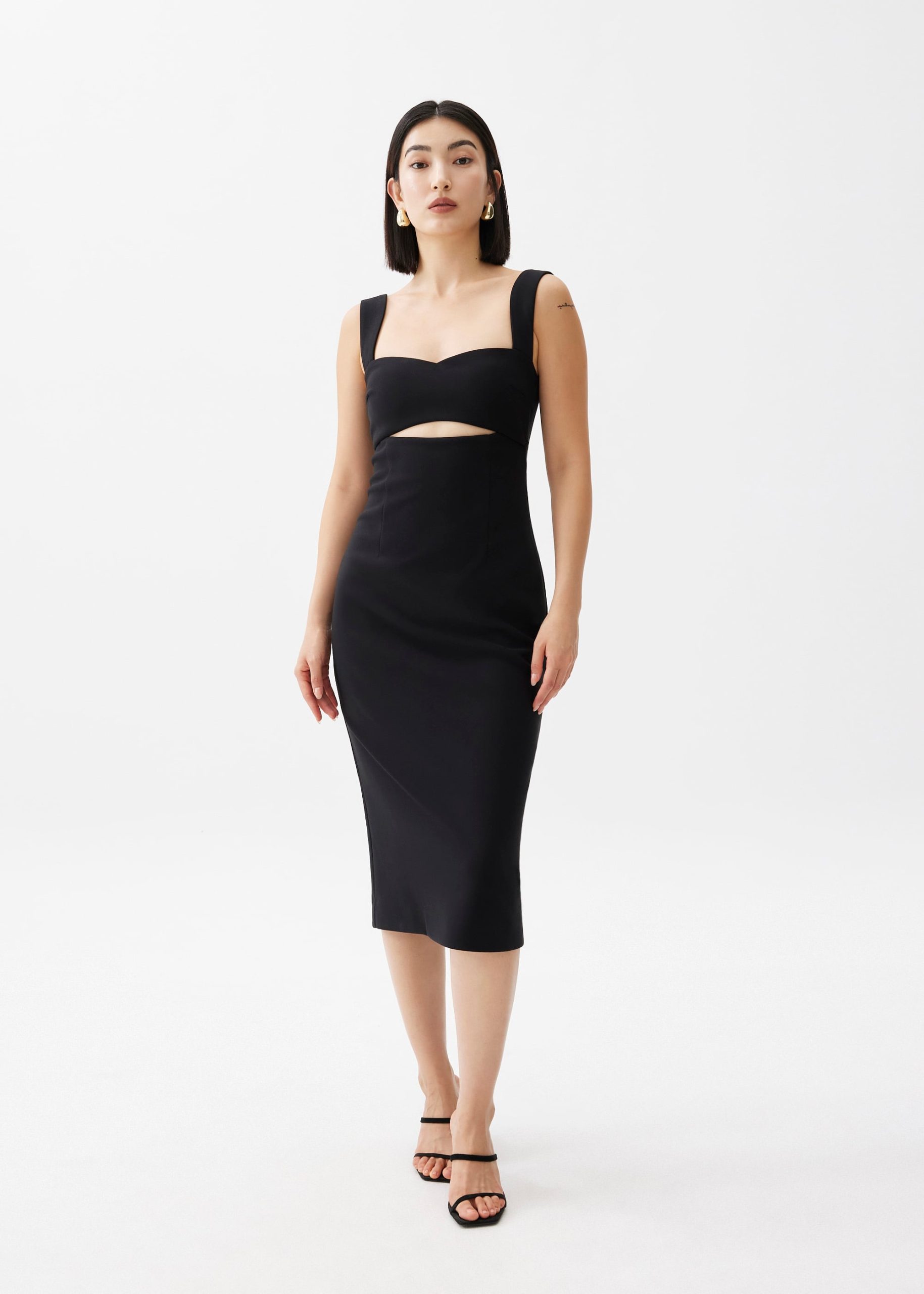 BraFree by LB Nicole Cut Out Midi Dress - Image 2
