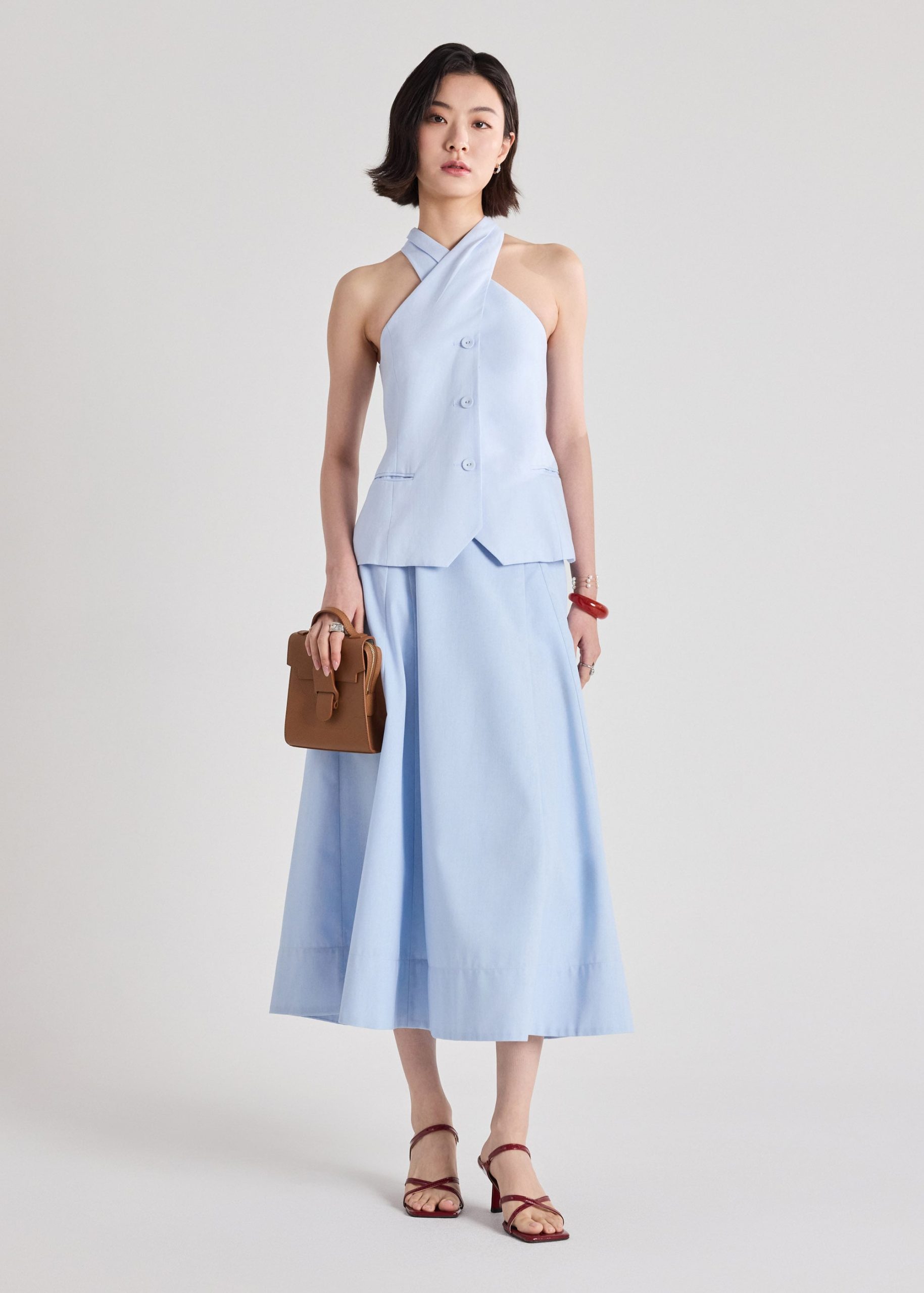Akira Premium Linen Halter Top - Image 26