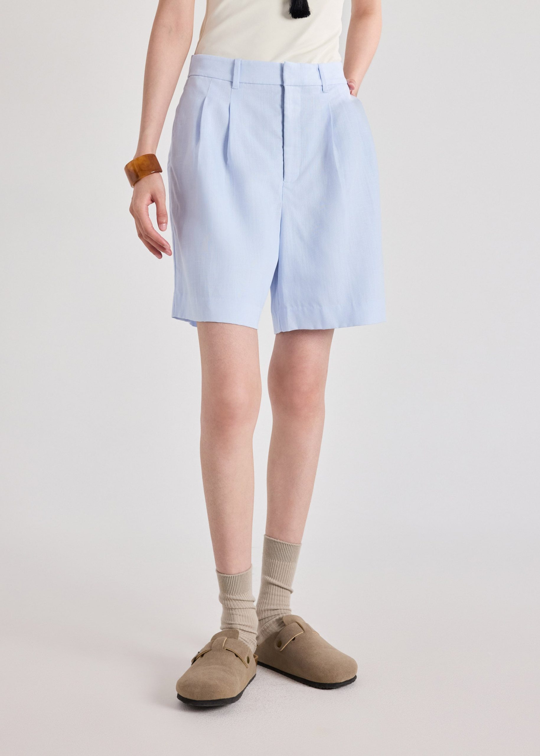 Lana Premium Linen Shorts - Image 19